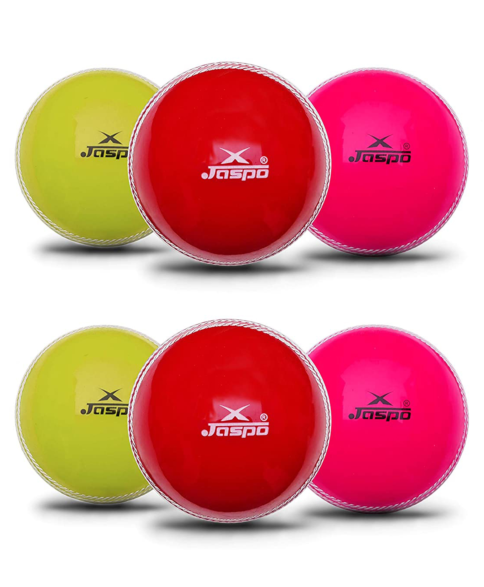 Jaspo T-20 Cricket Balls Pack of 6 - Muli-picture-15