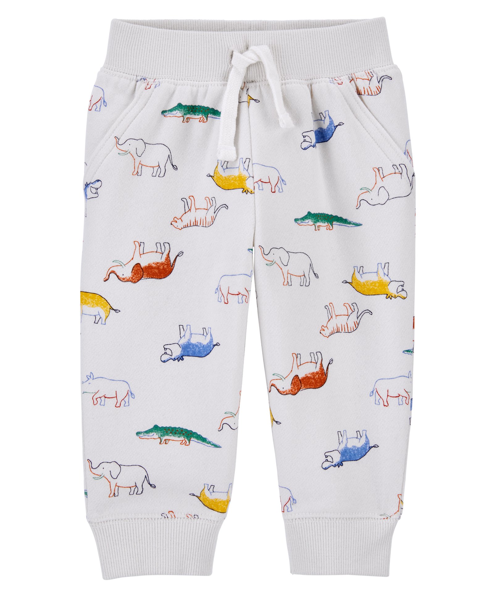 Carter's Pull-On Fleece Pants - White-picture-17