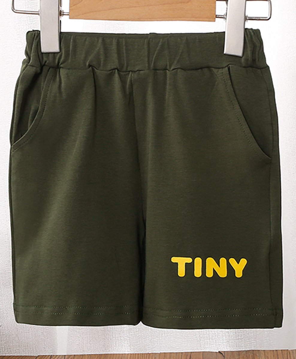 Kookie Kids Knee Length Shorts - Green-image-26