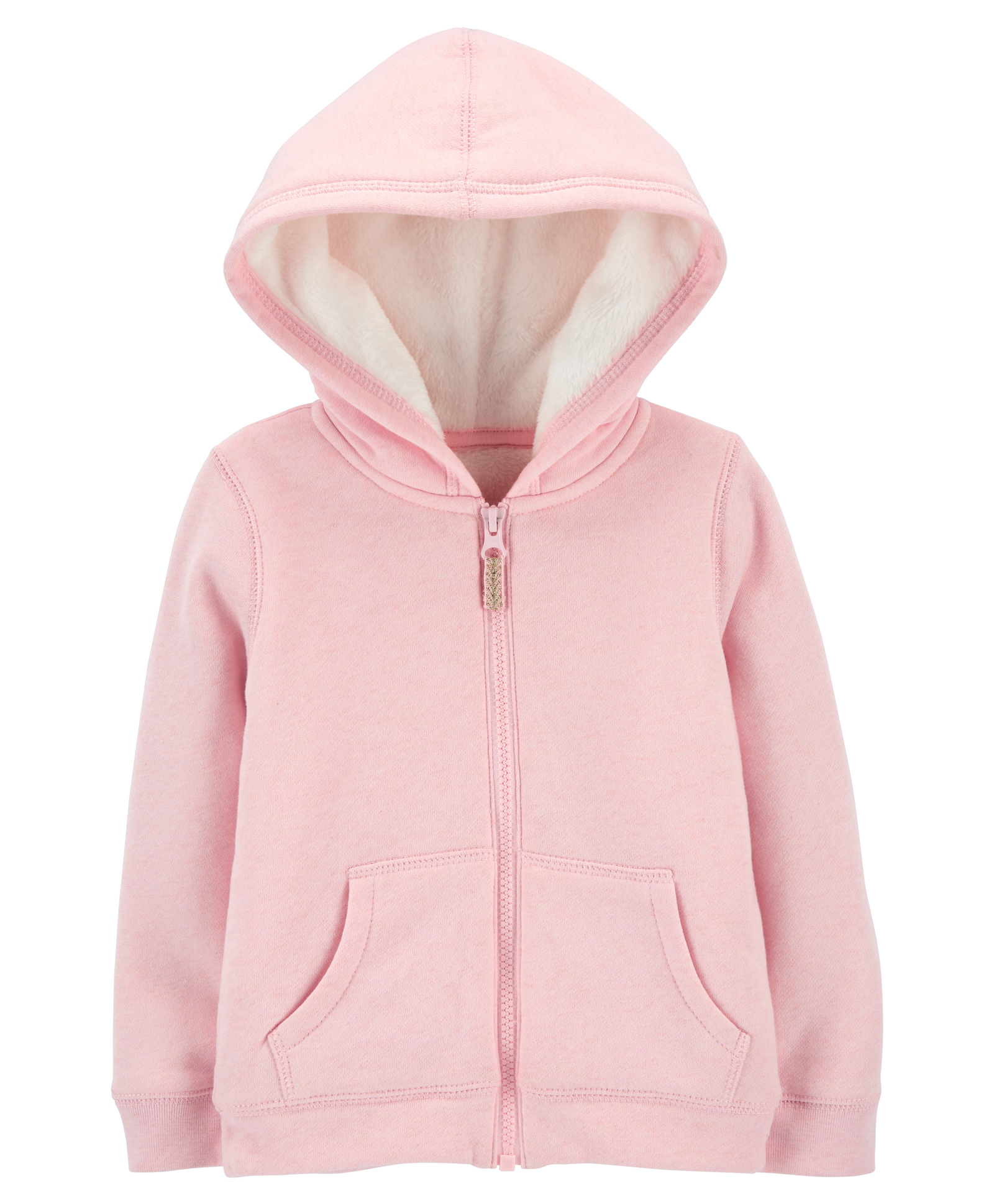 Carter's  Zip-Up Warm Fleece Hoodie - Pink-picture-39