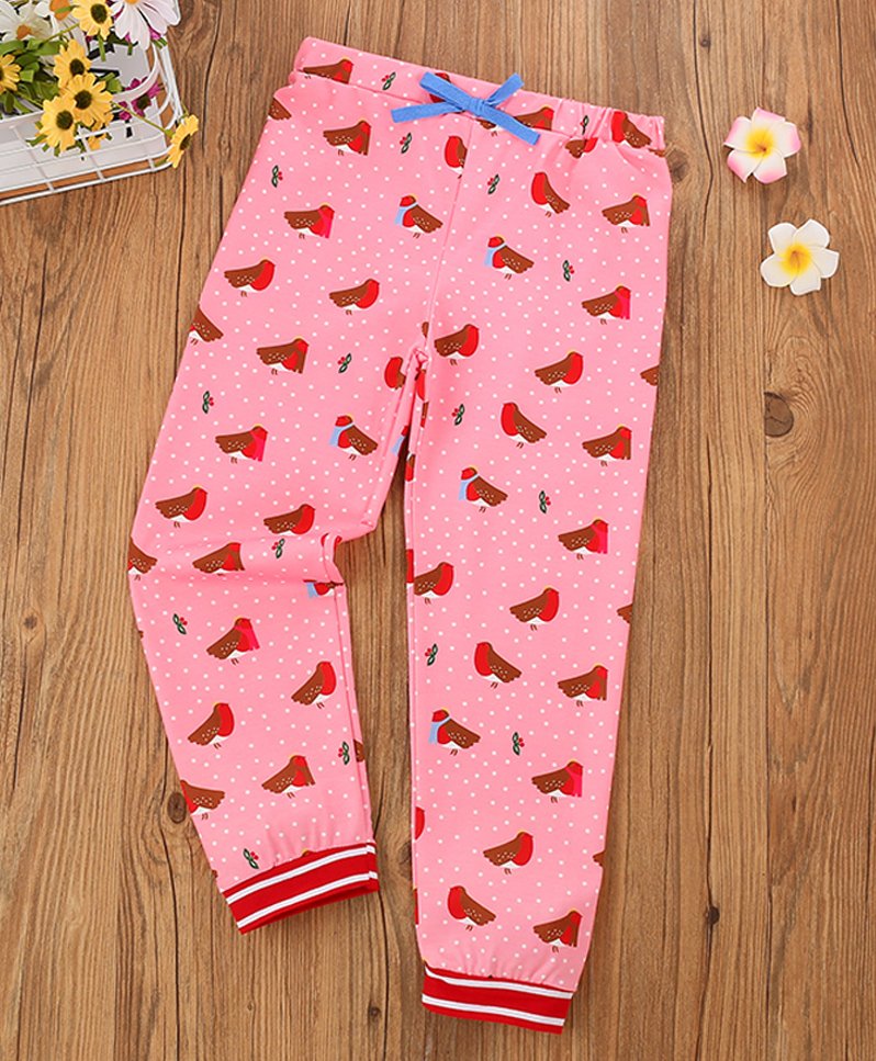 Kookie Kids Full Length Lounge Pant - Pink-picture-21