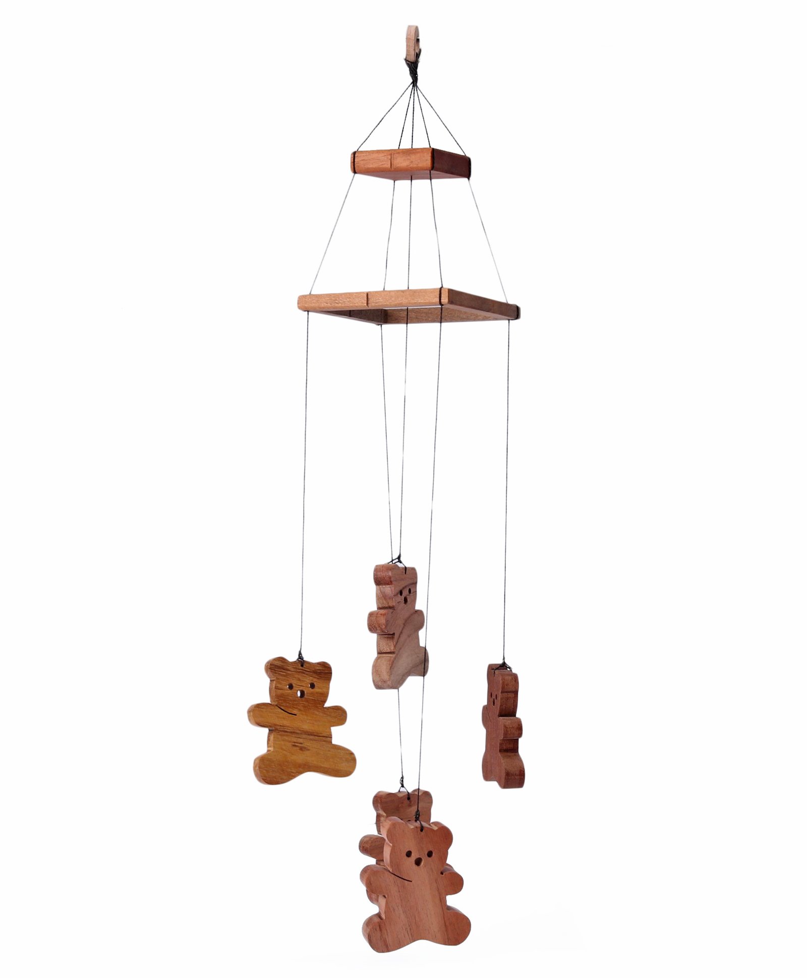 Woods for Dudes Teddy Gang Crib & Stroller Hanging Toy - Brown-image-21