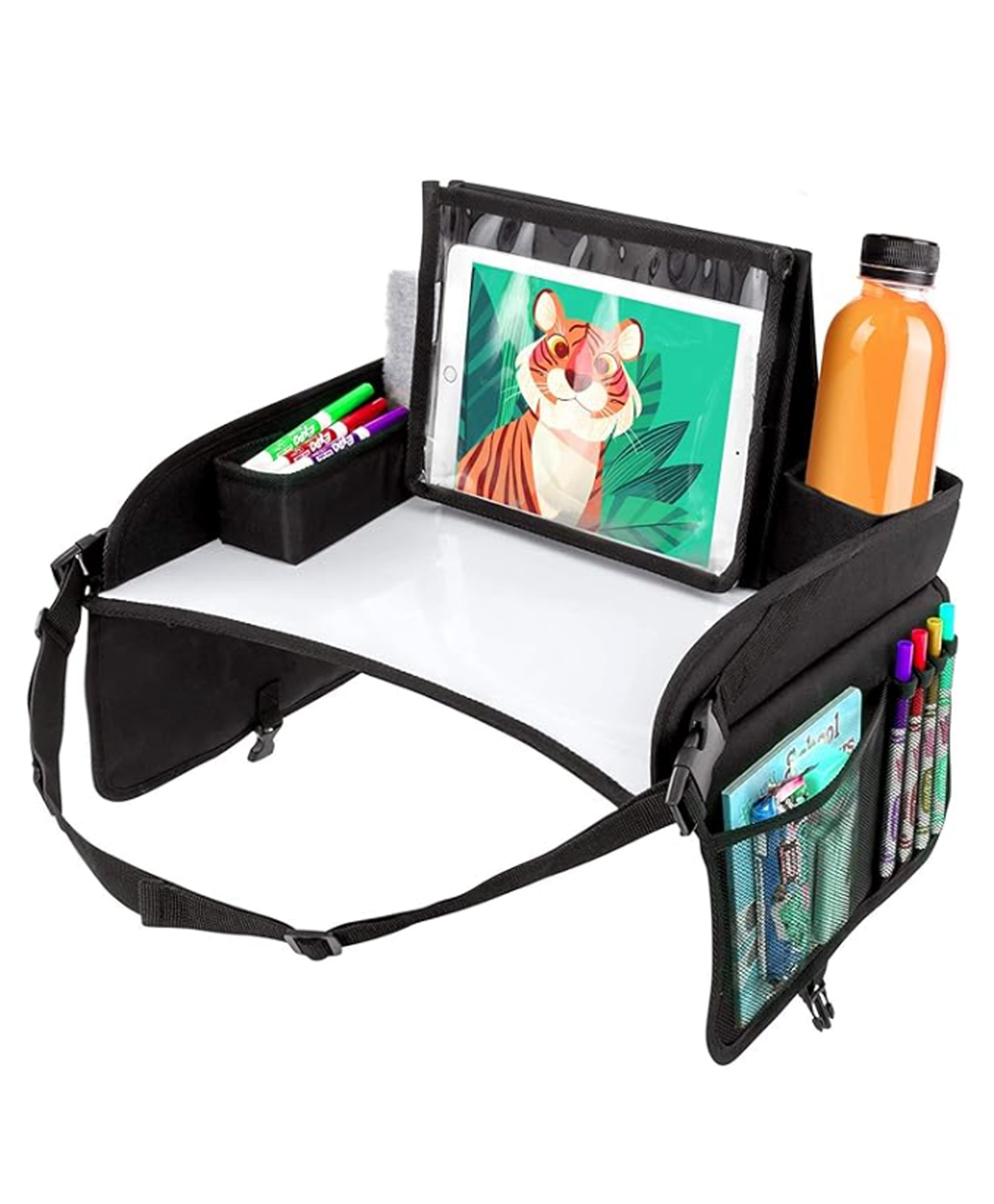Travel Play Tray - Black Grey-image-40