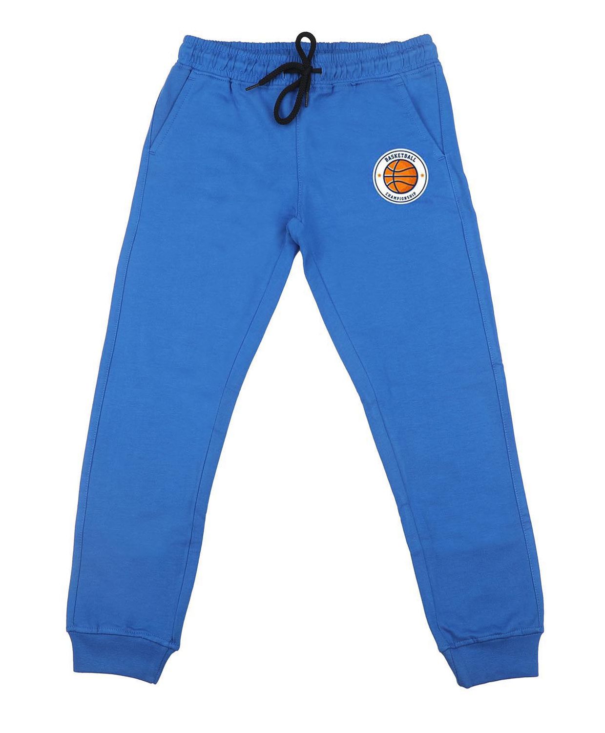 Wear Your Mind Full Length Basketball Printed Joggers - Royal Blue-picture-15
