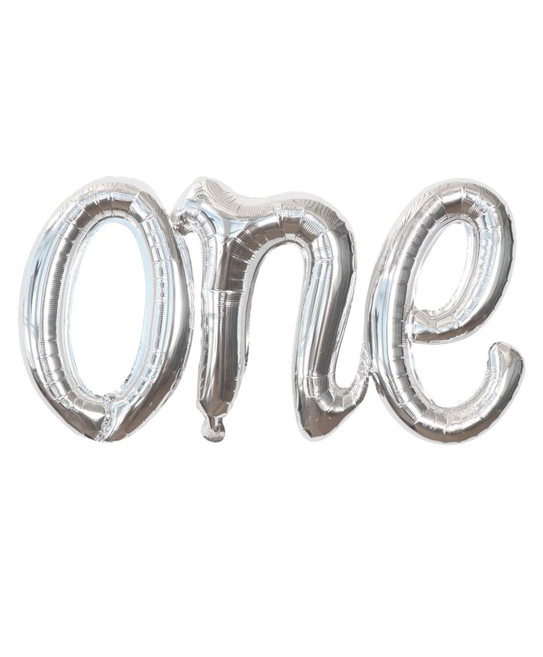 Shopperskart One Letter Foil Balloon - Silver-image-37