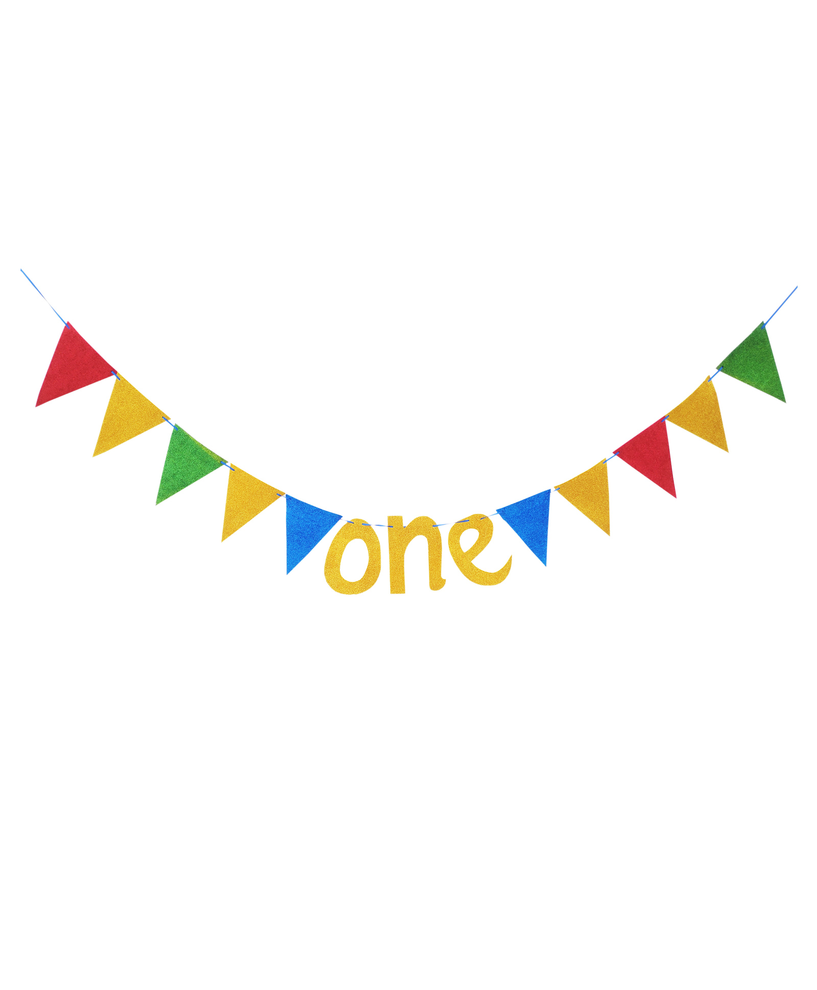 Funcart 1st Birthday Glitter Banner - Multicolor-image-16