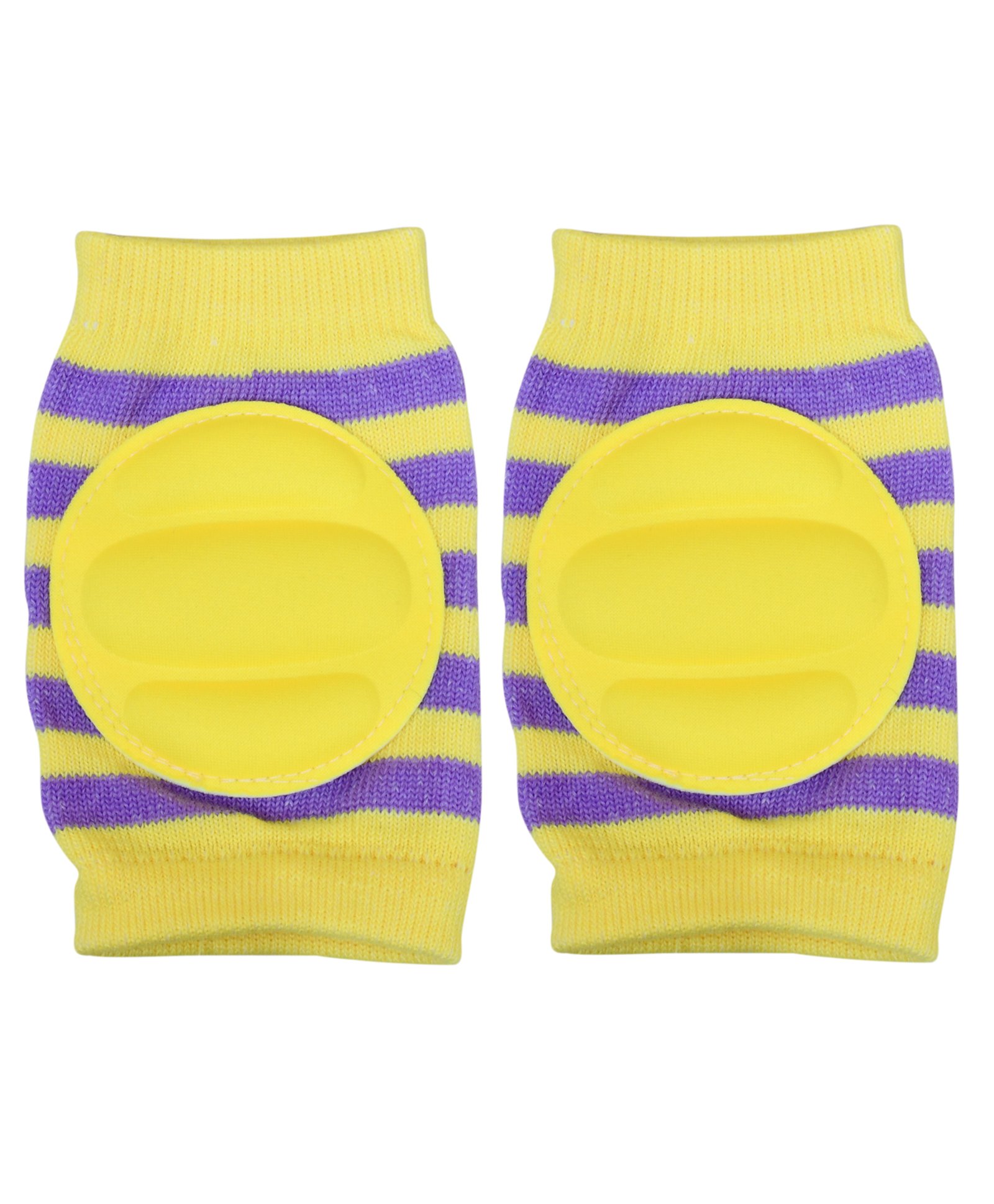 The Little Lookers Striped Baby Knee Pads - Yellow-image-43
