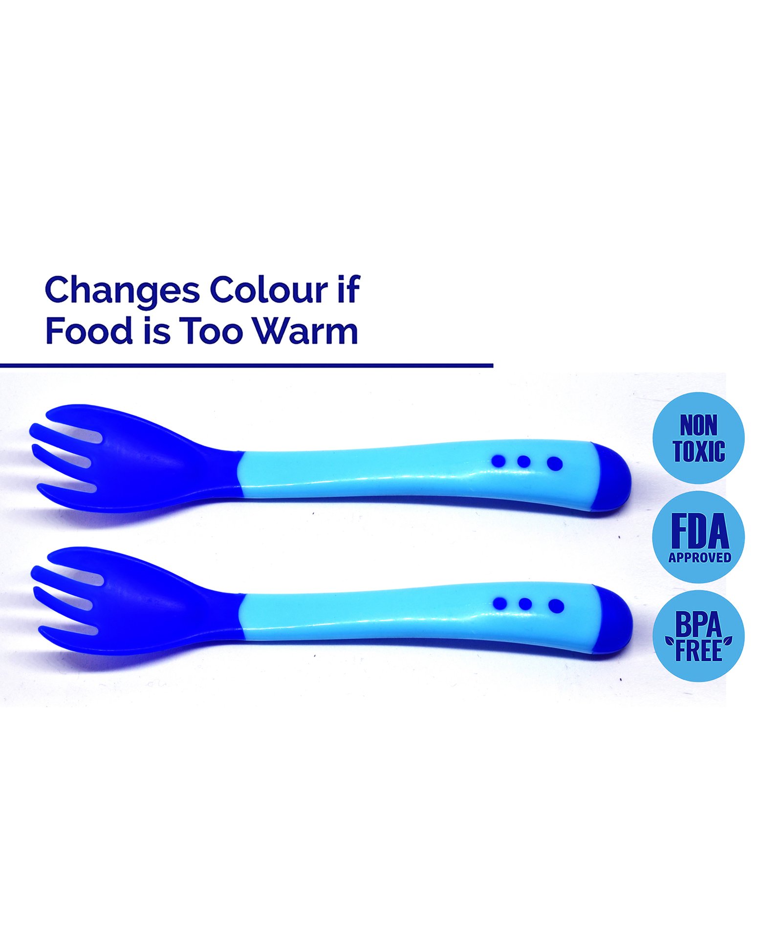 The Little Lookers Temperature Sensing Fork Pack Of 2 - Blue-picture-11