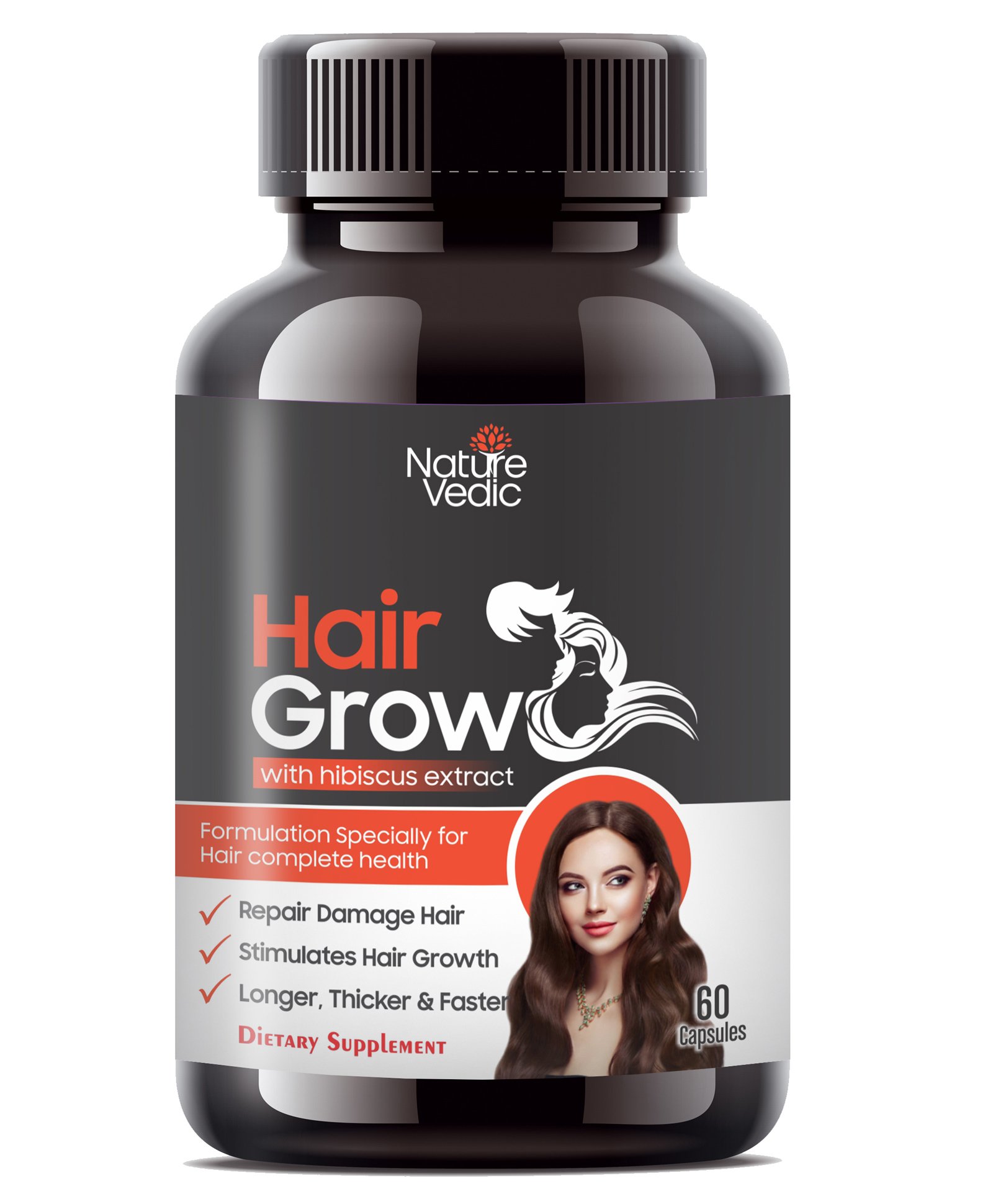 Nature Vedic Hair Growth Capsules - 60 Pieces Online in India, Buy at Best  Price from  - 8743821