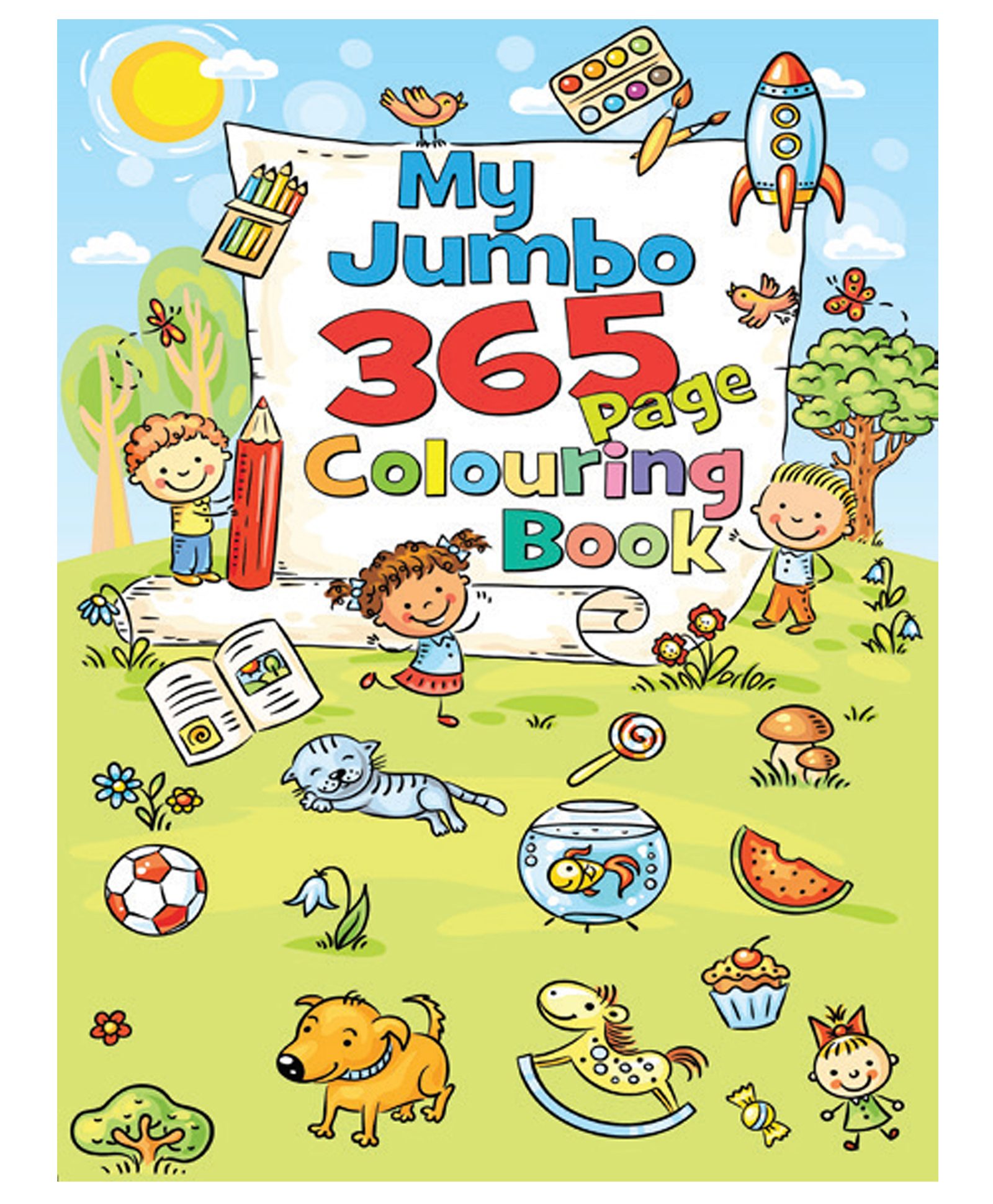 Pegasus My Jumbo Colouring Book - English-image-19