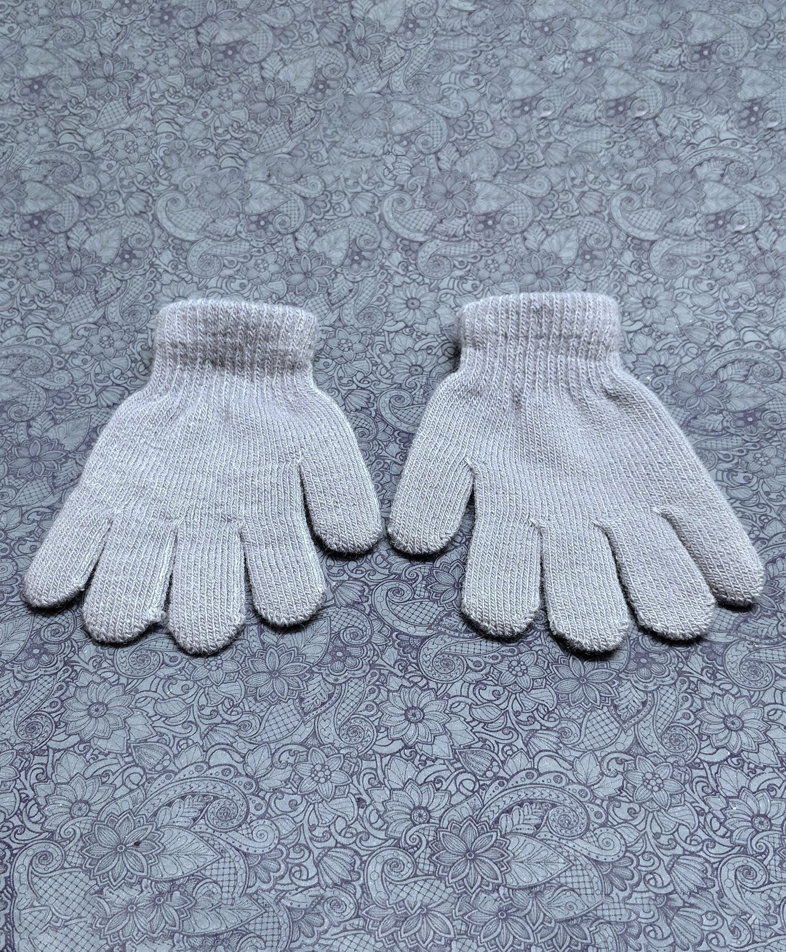 Kid-O-World Solid Colour Goves - Grey