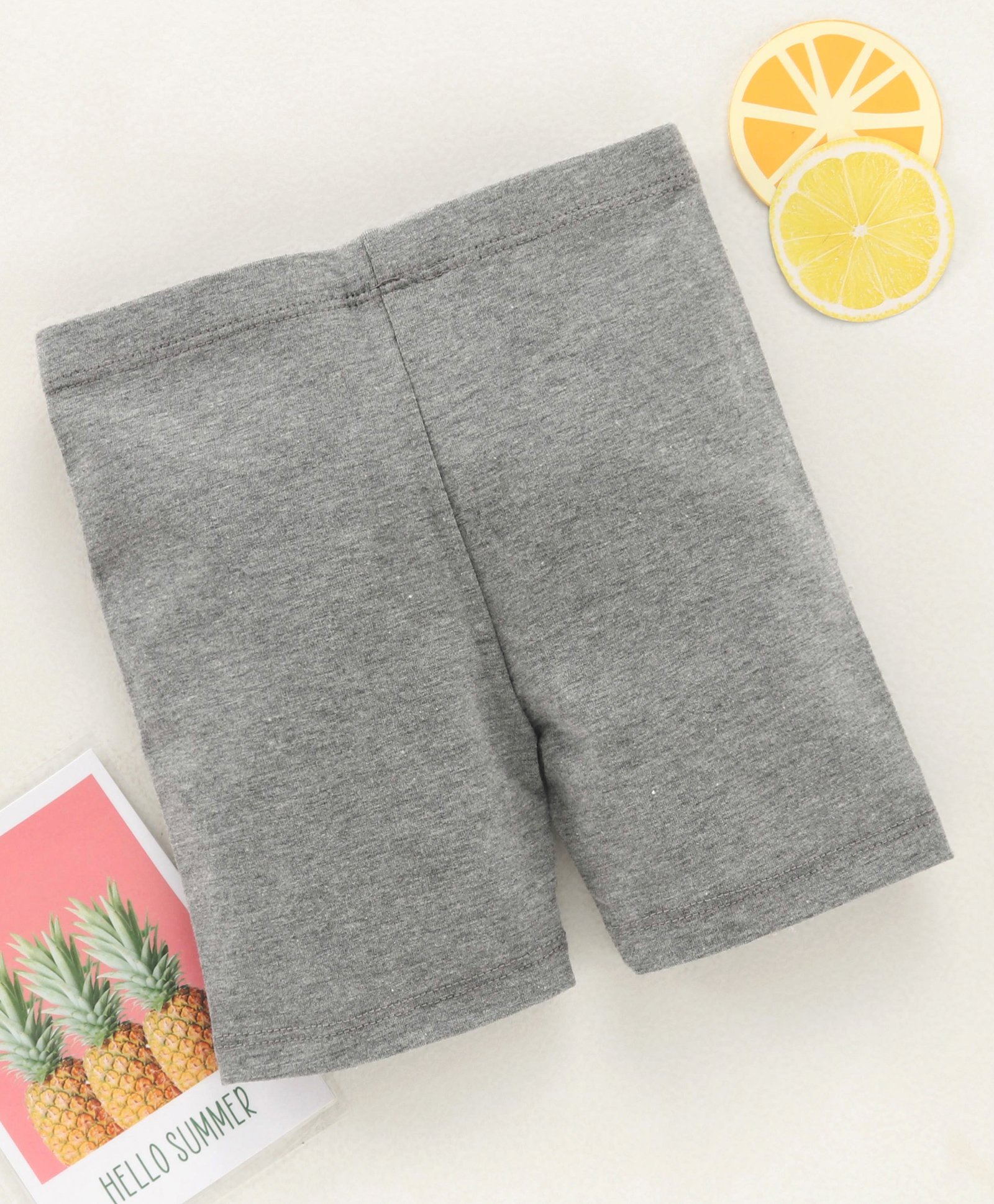 Fox Baby Solid Color Shorts - Dark Grey-picture-24