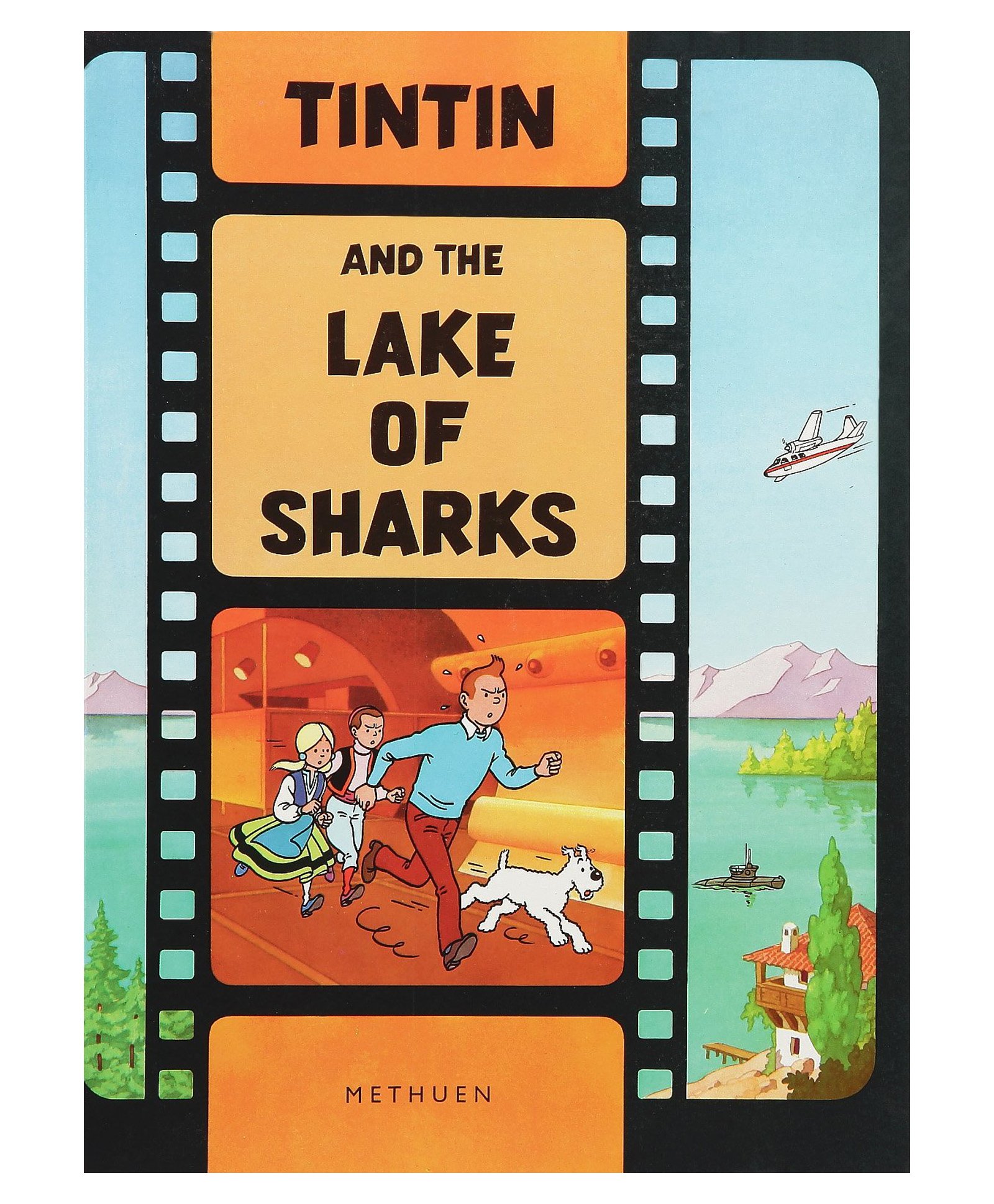 Harper Collins Adventures of Tintin: The Lake of Sharks Comic Story Book - English-image-47