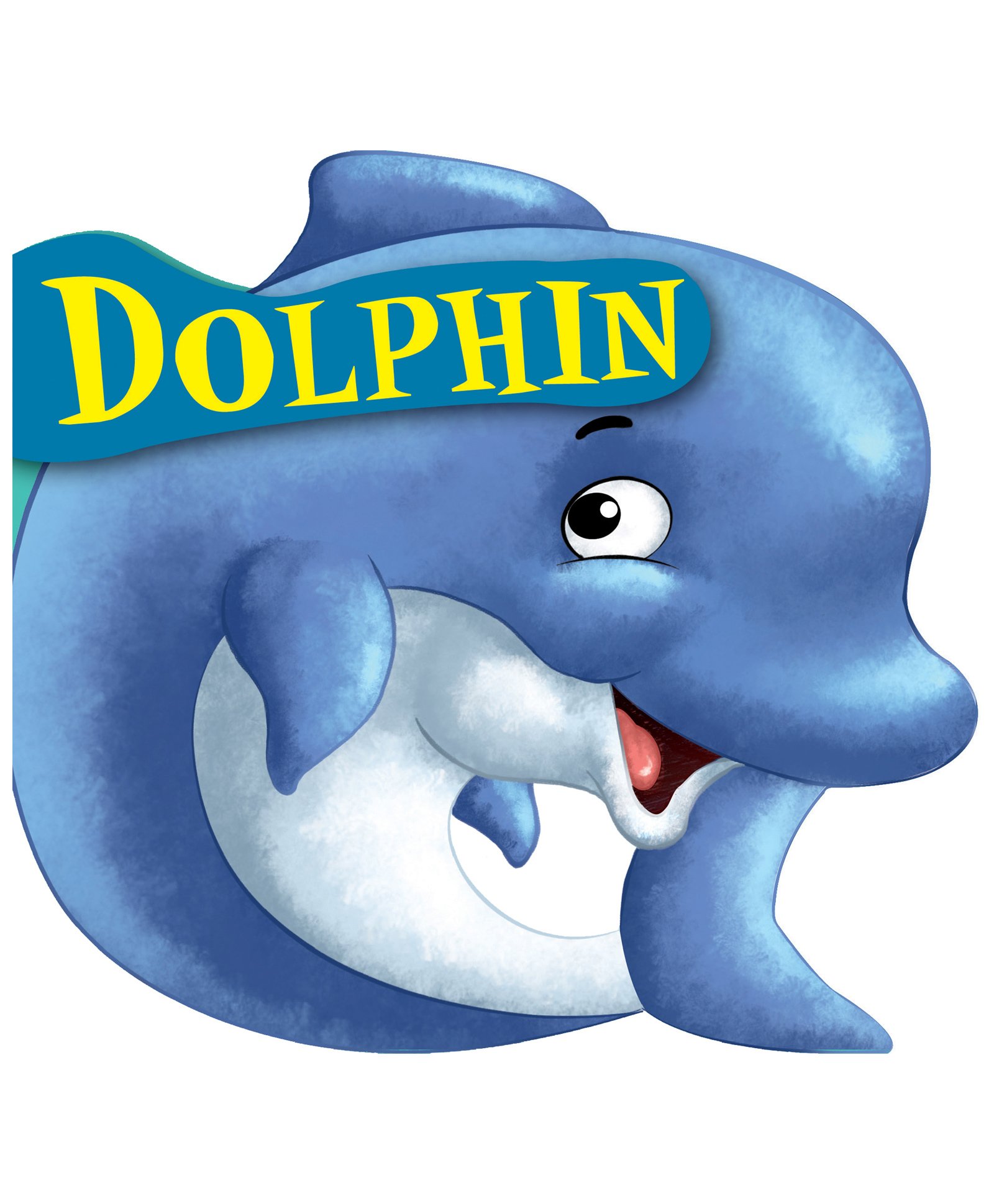 Board Book Dolphin Cutout Board Book - English-image-17