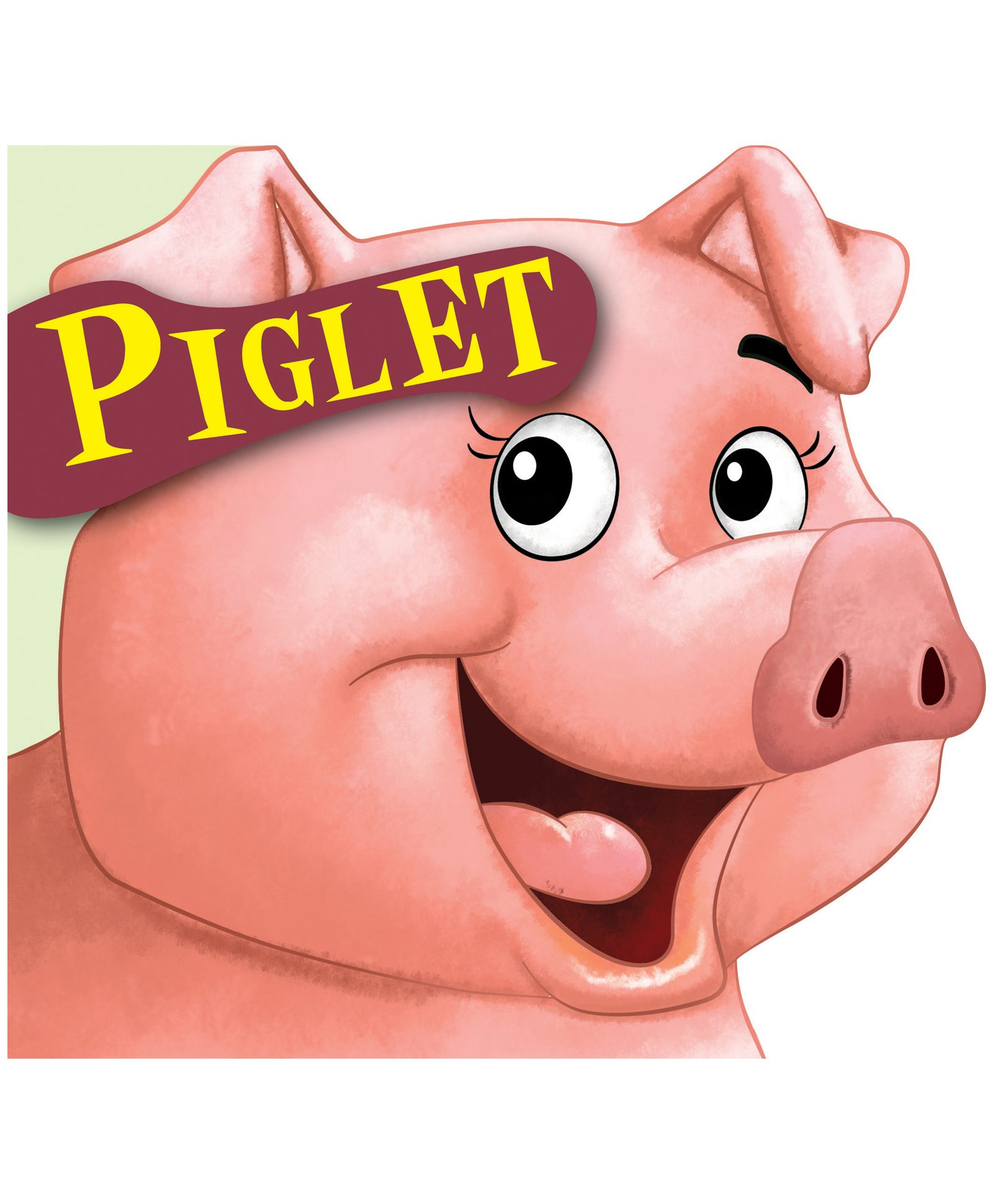 Board Book Piglet Cutout Board Book - English-image-48