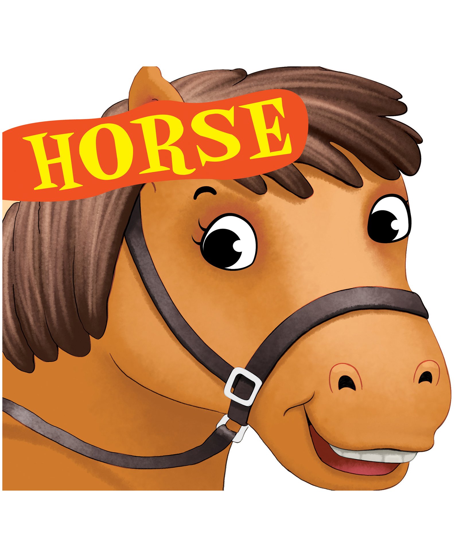 Board Book Horse Cutout Board Book - English-image-35