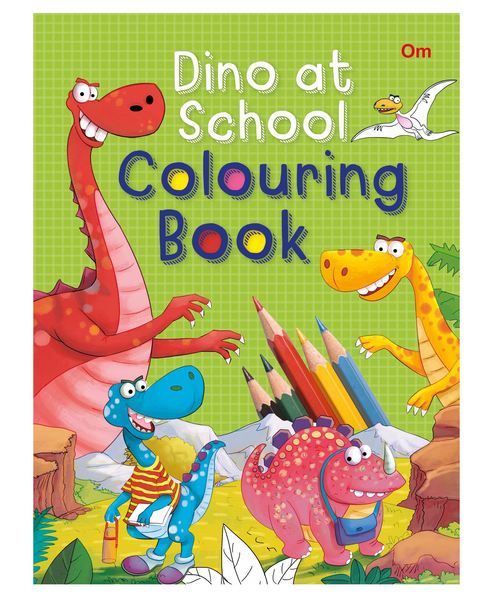 Dinos at School Animals Colouring Book - English-image-37