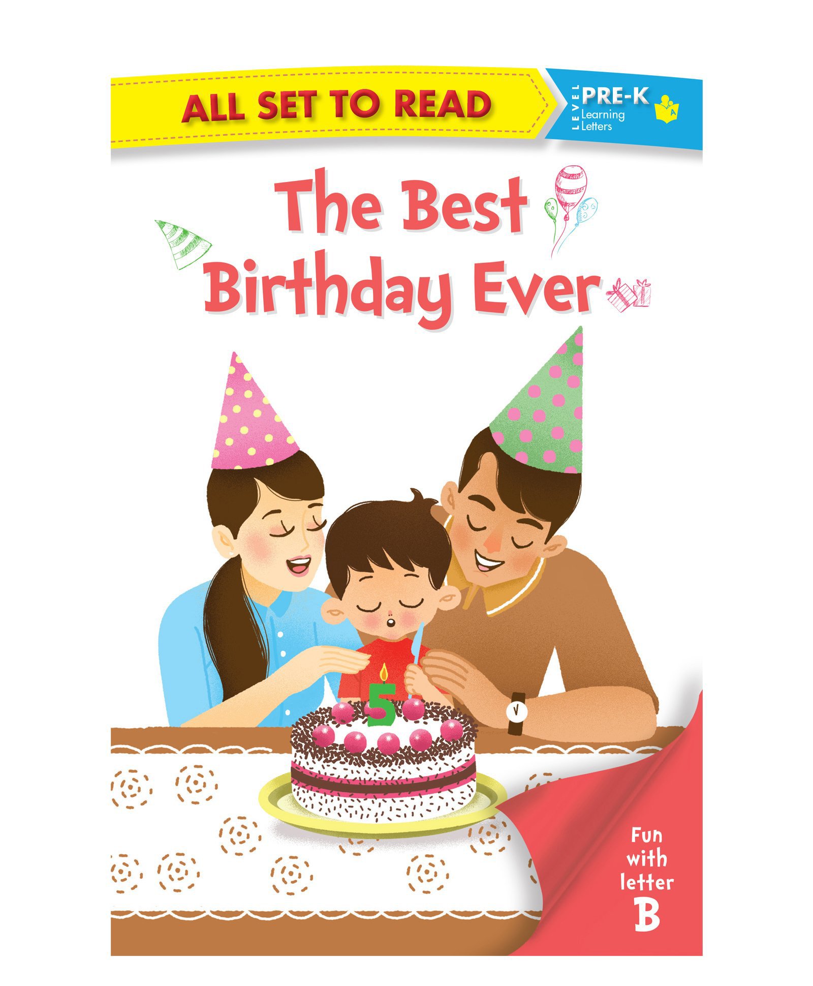 All Set to Read Fun with Letter B The Best Birthday Ever Picture Book - English-image-1