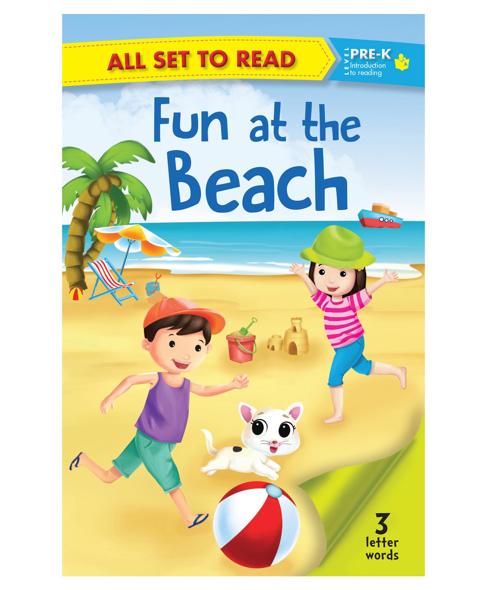 All Set To Read Fun At The Beach Picture Book - English-image-3
