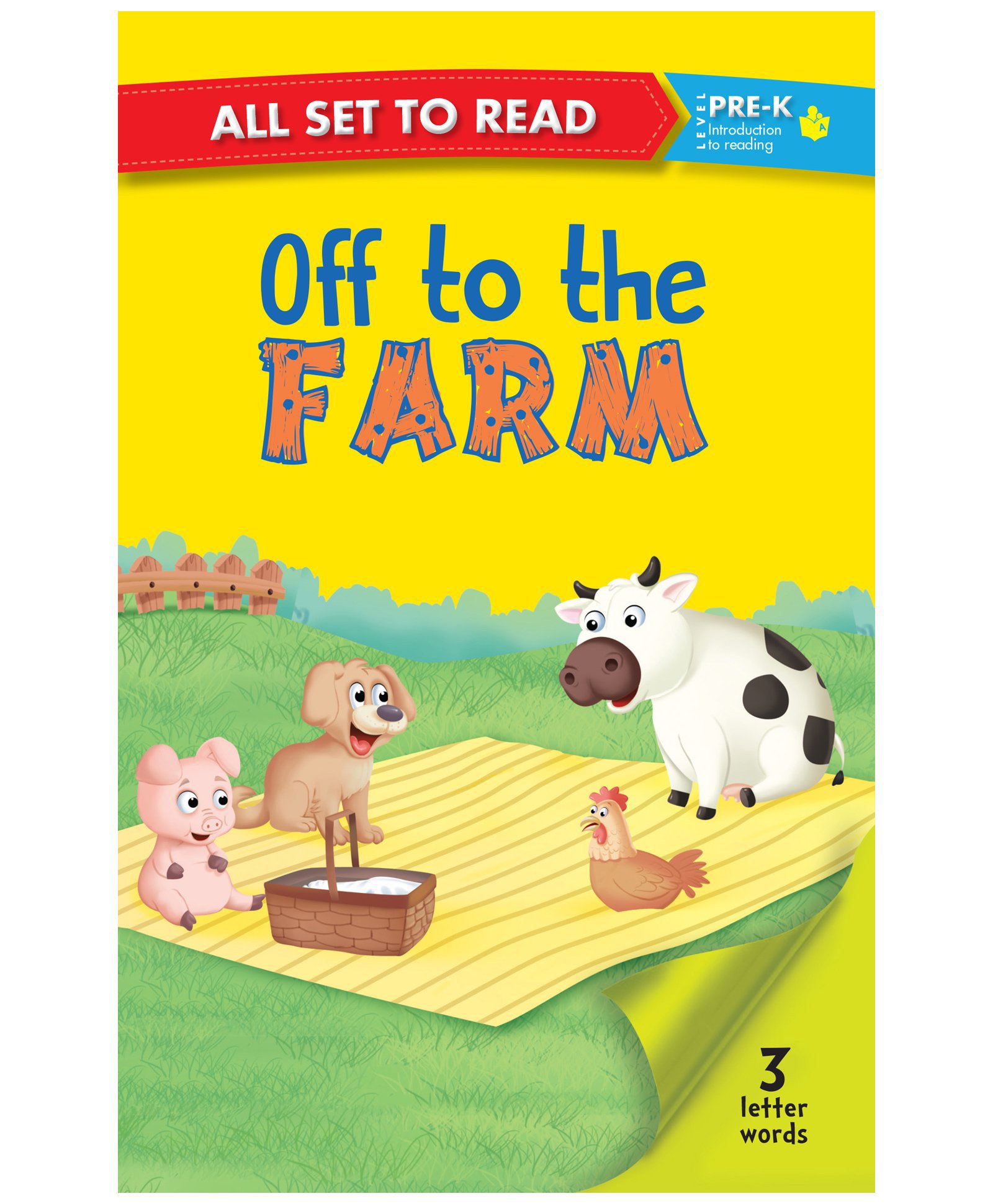 om books international All Set To Read Off To The Farm Picture Book - English-picture-25