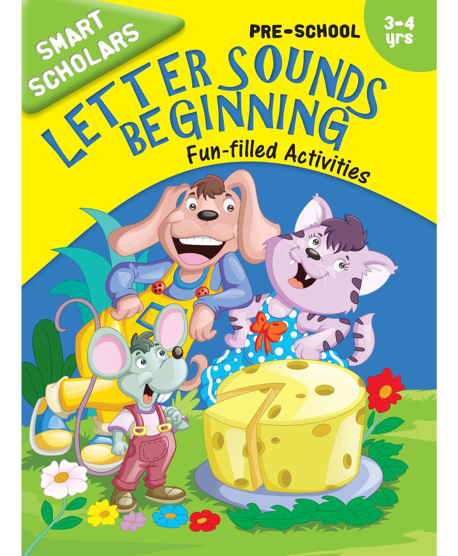 Pre School Smart Scholars Letter Sounds Beginning Fun Filled Activities Book - English-image-10
