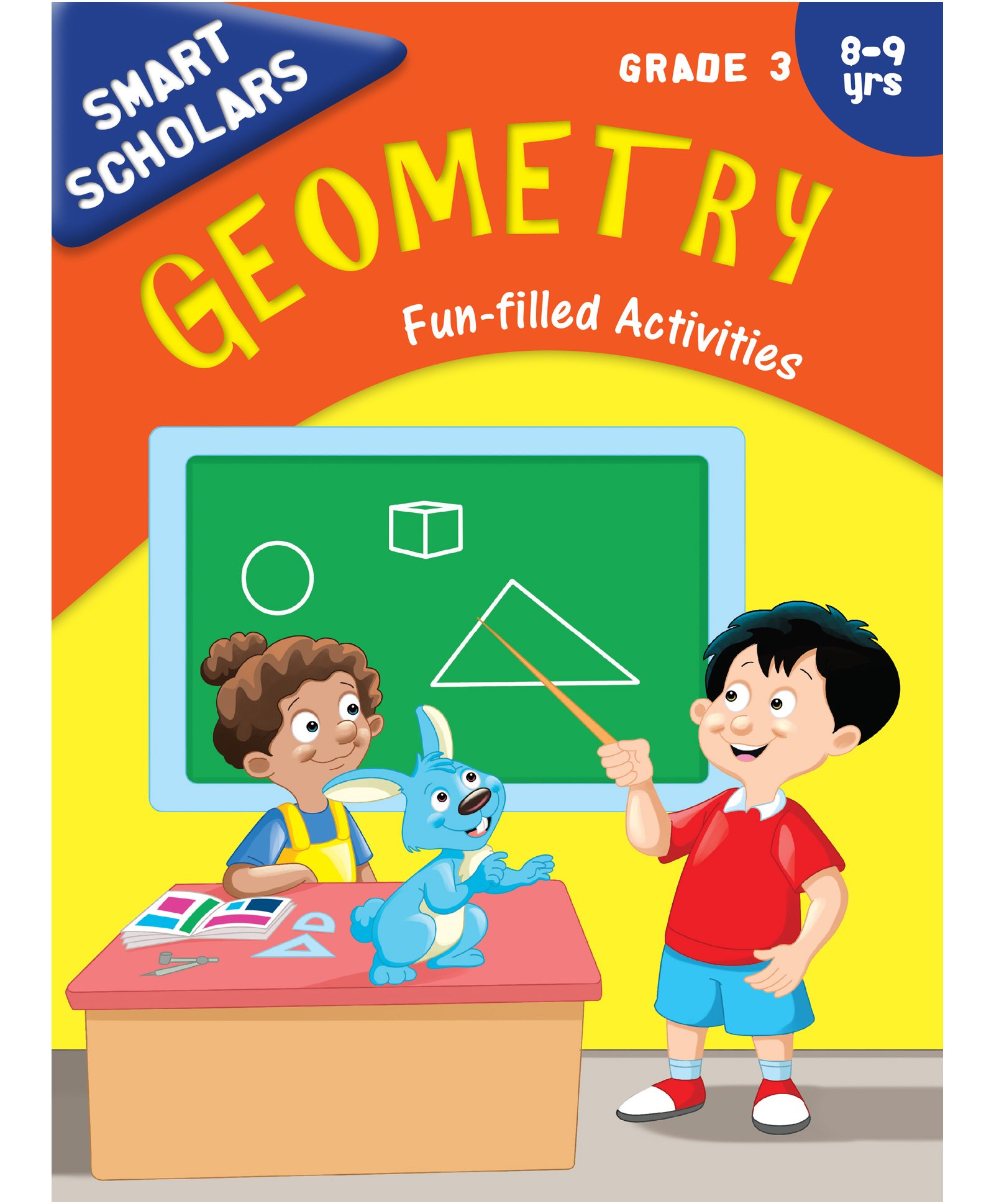 om books international Grade 3 Smart Scholars Geometry Fun Filled Activities Book - English-picture-18
