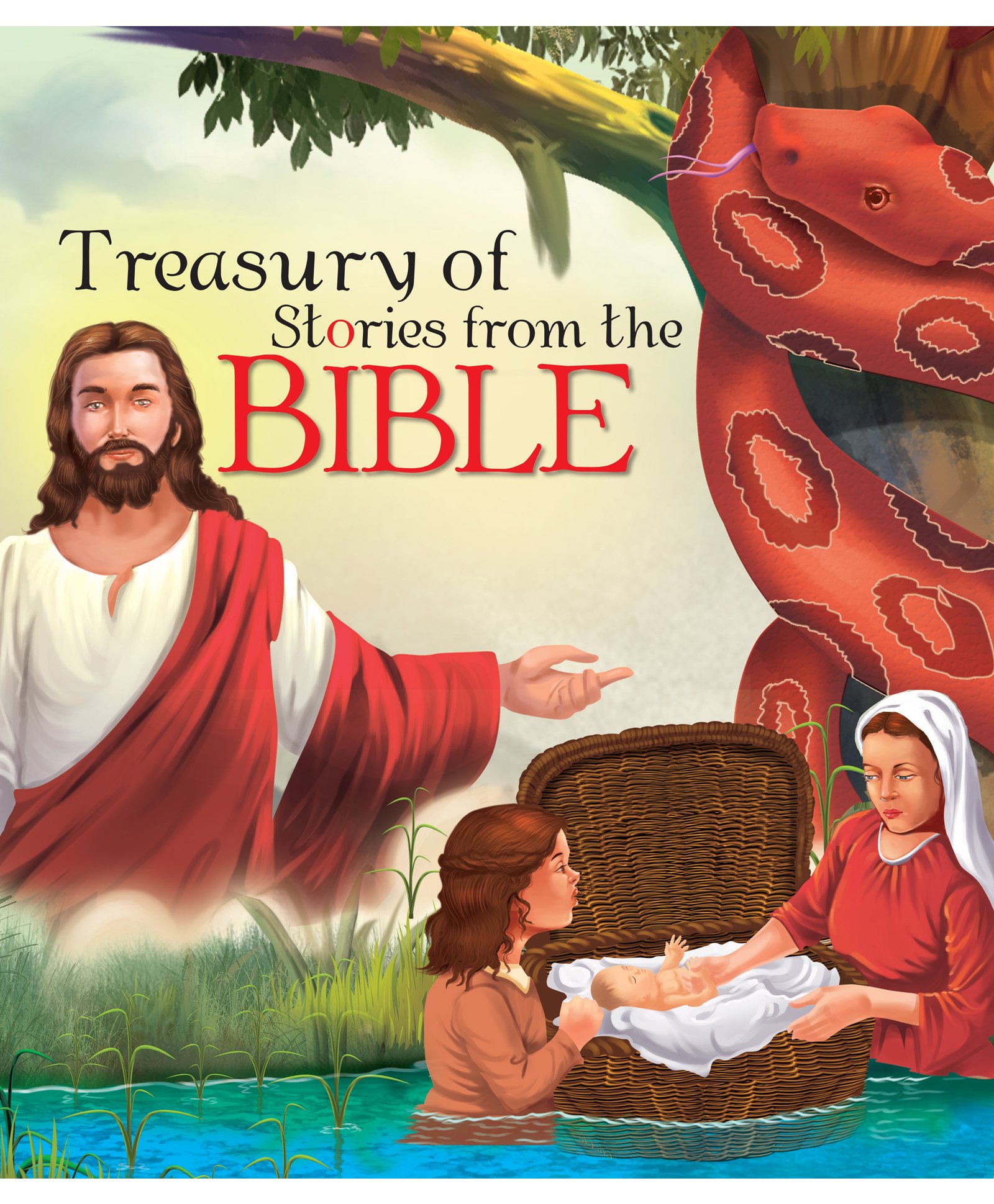 om books international Bible Stories Treasury of Stories from the Bible - English-picture-13