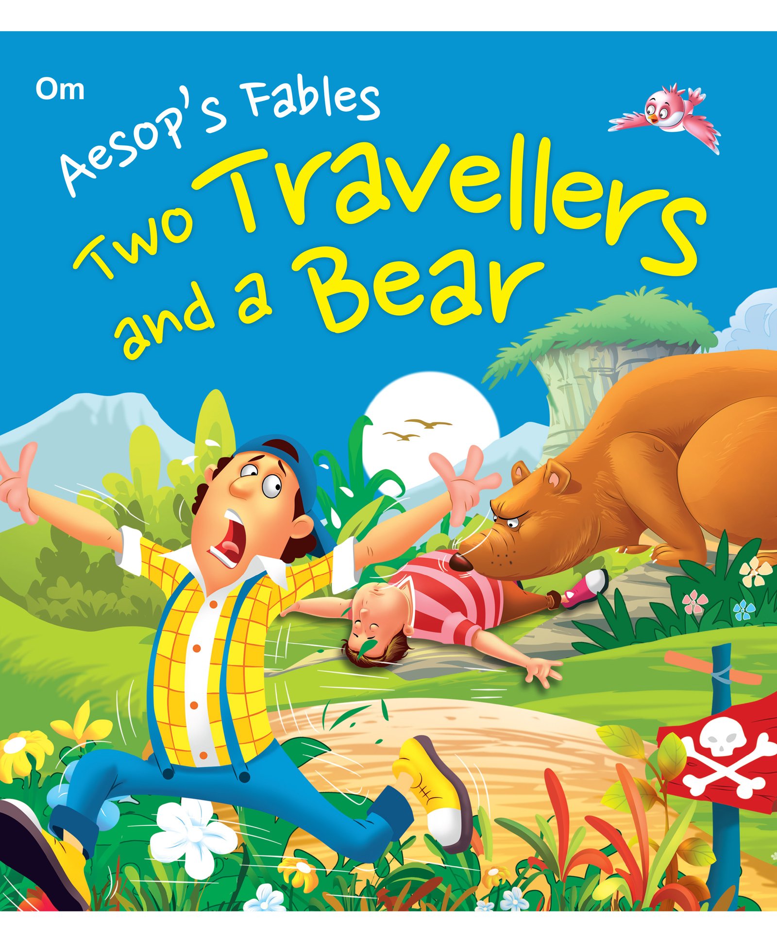 Aesops Fables Two Travellers and the Bear Story Book - English-image-30