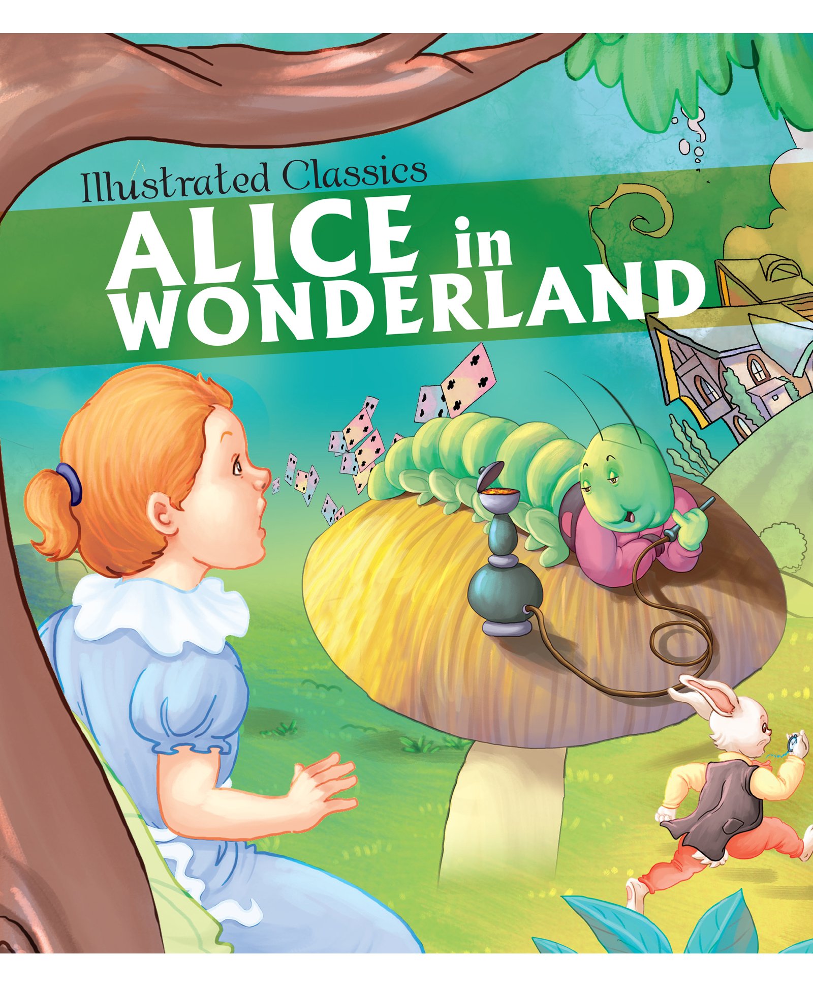 om books international Illustrated Classics Alice in Wonderland Book - English-picture-15