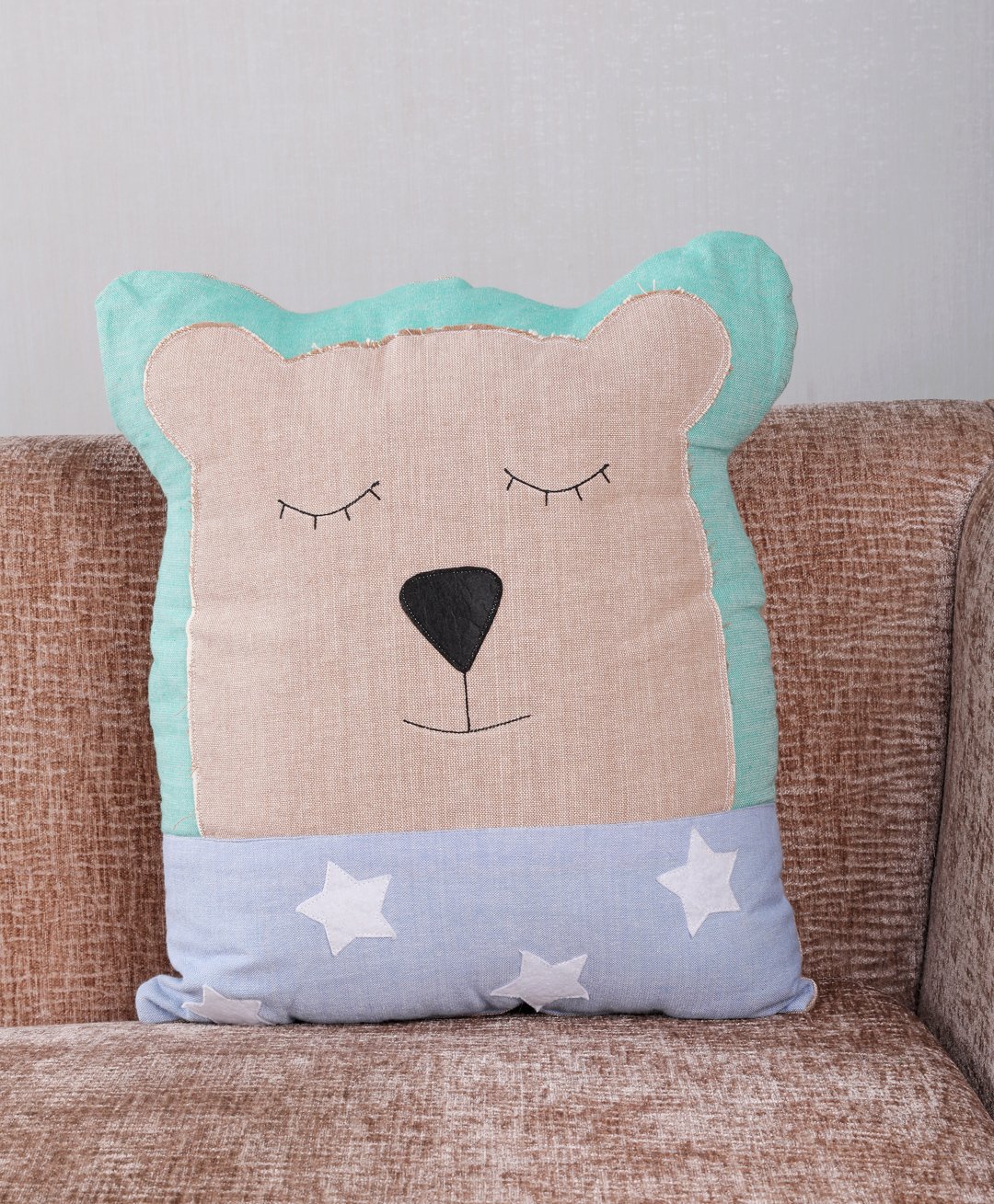 bear shaped cushion