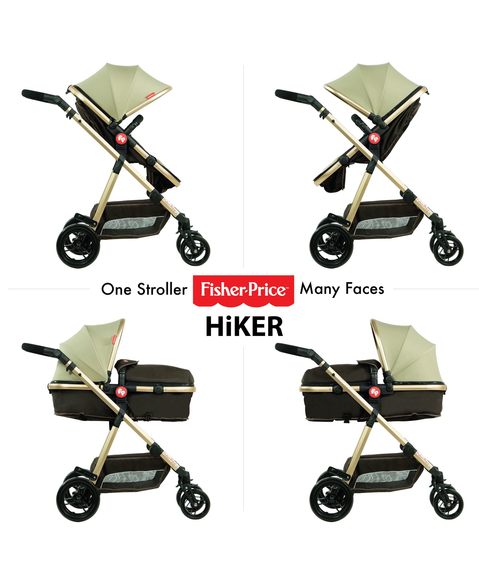 fisher price hiker luxury stroller