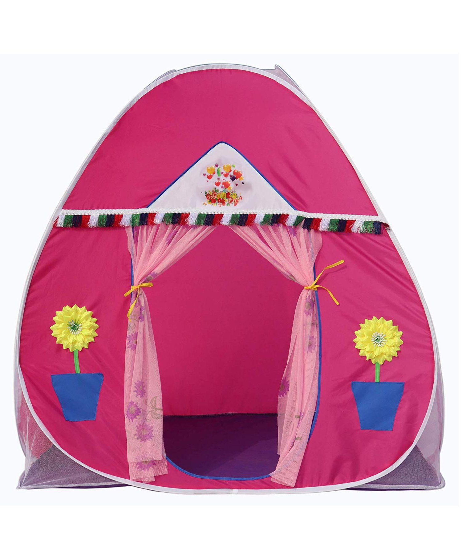 Homecute Foldable Playhouse Flower Pots Print -  Multicolour-image-19