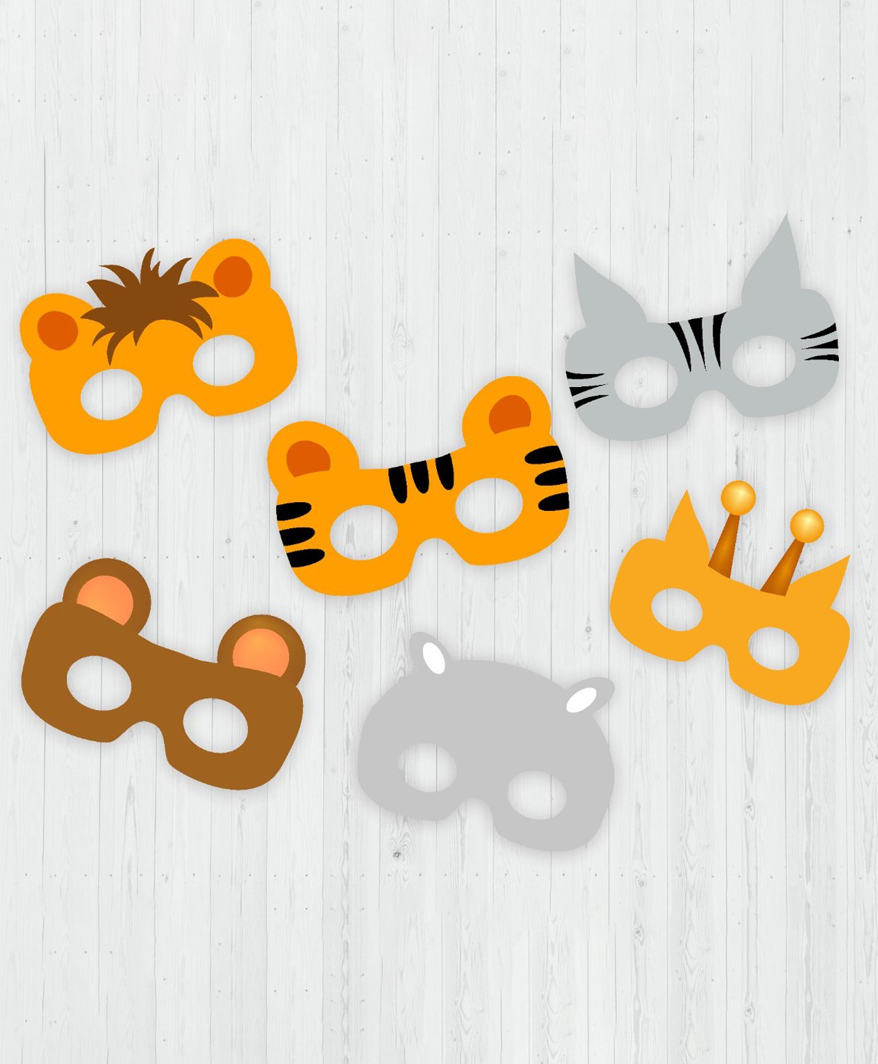 Untumble Jungle Themed Eye Masks - Pack of 12-image-10