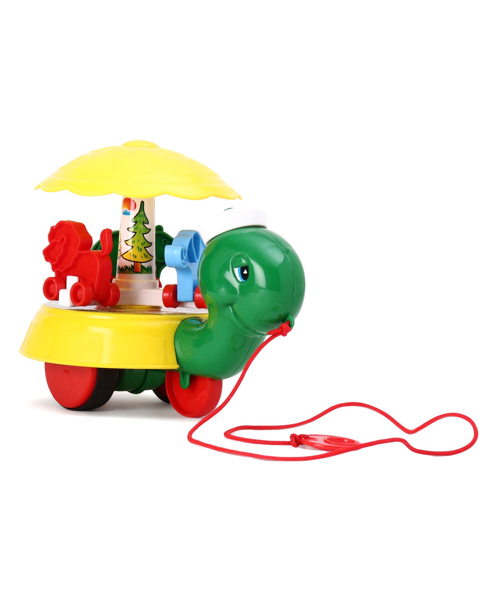 United Agencies Turtle Pull Along Toy - Green and Yellow-picture-15