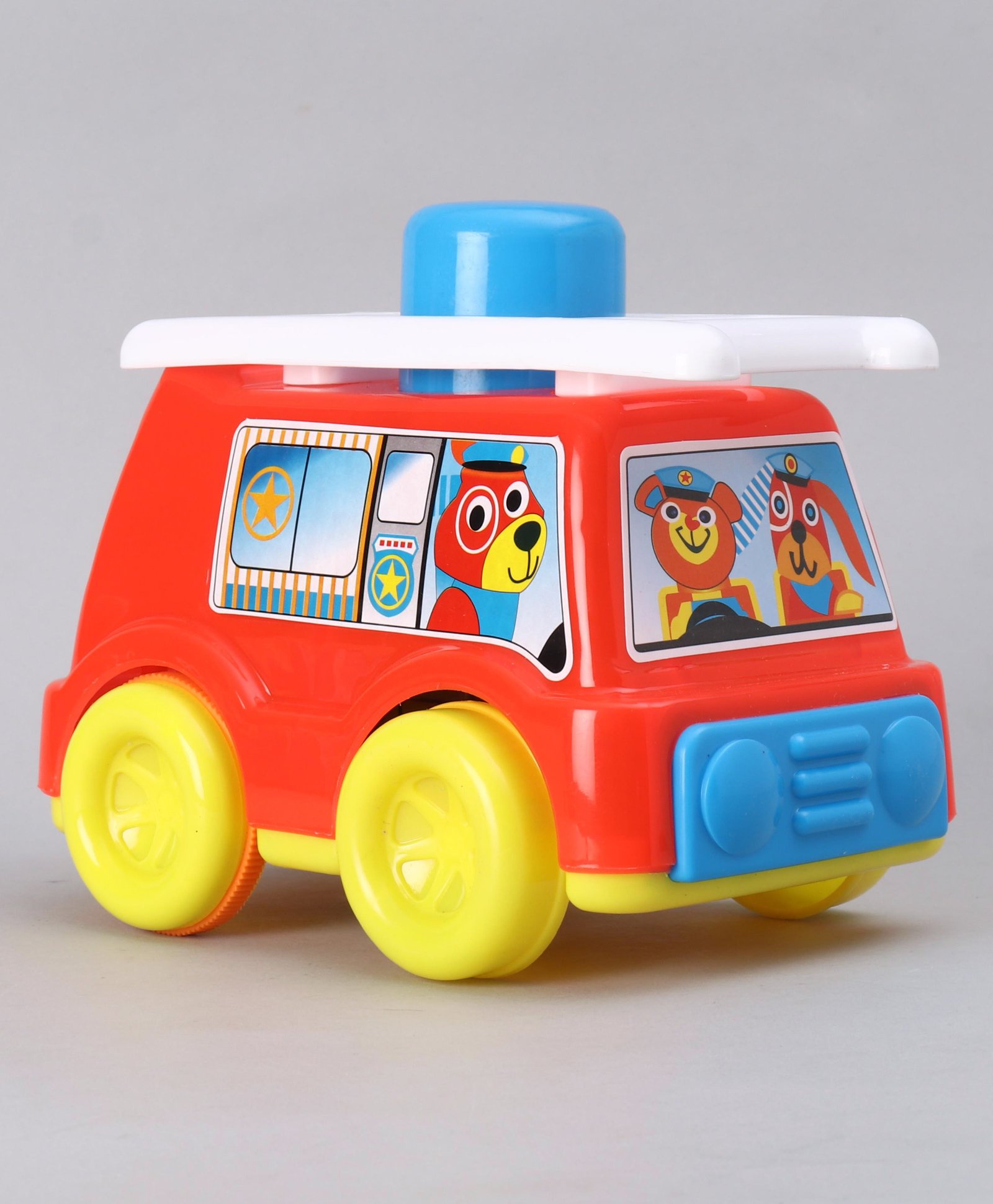 United Agencies Push N Go Fire Wagon Toy - Red-picture-20