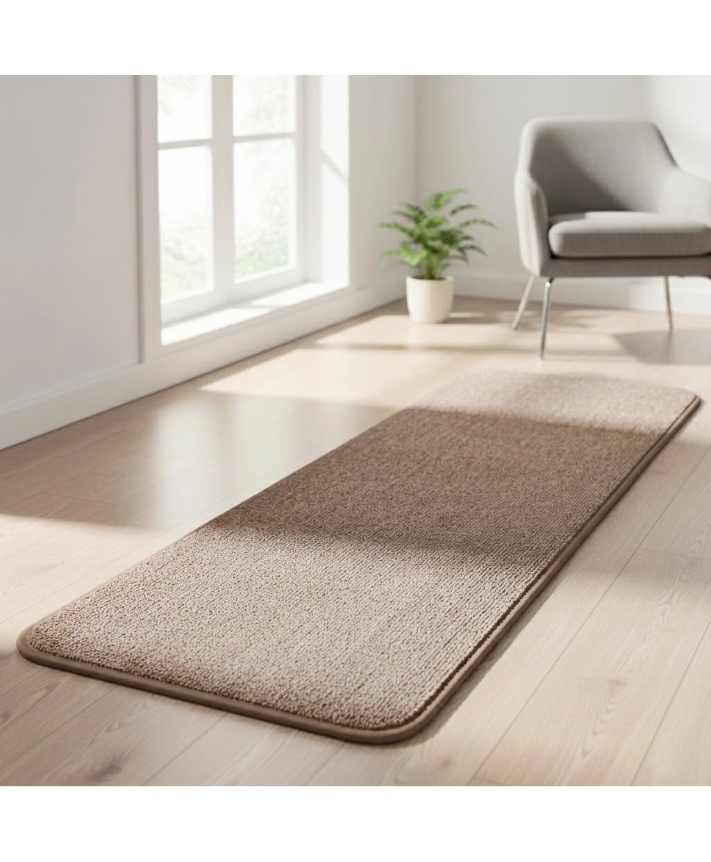 swhf Saral Home Anti-Skid Floor Runner - Beige-picture-37