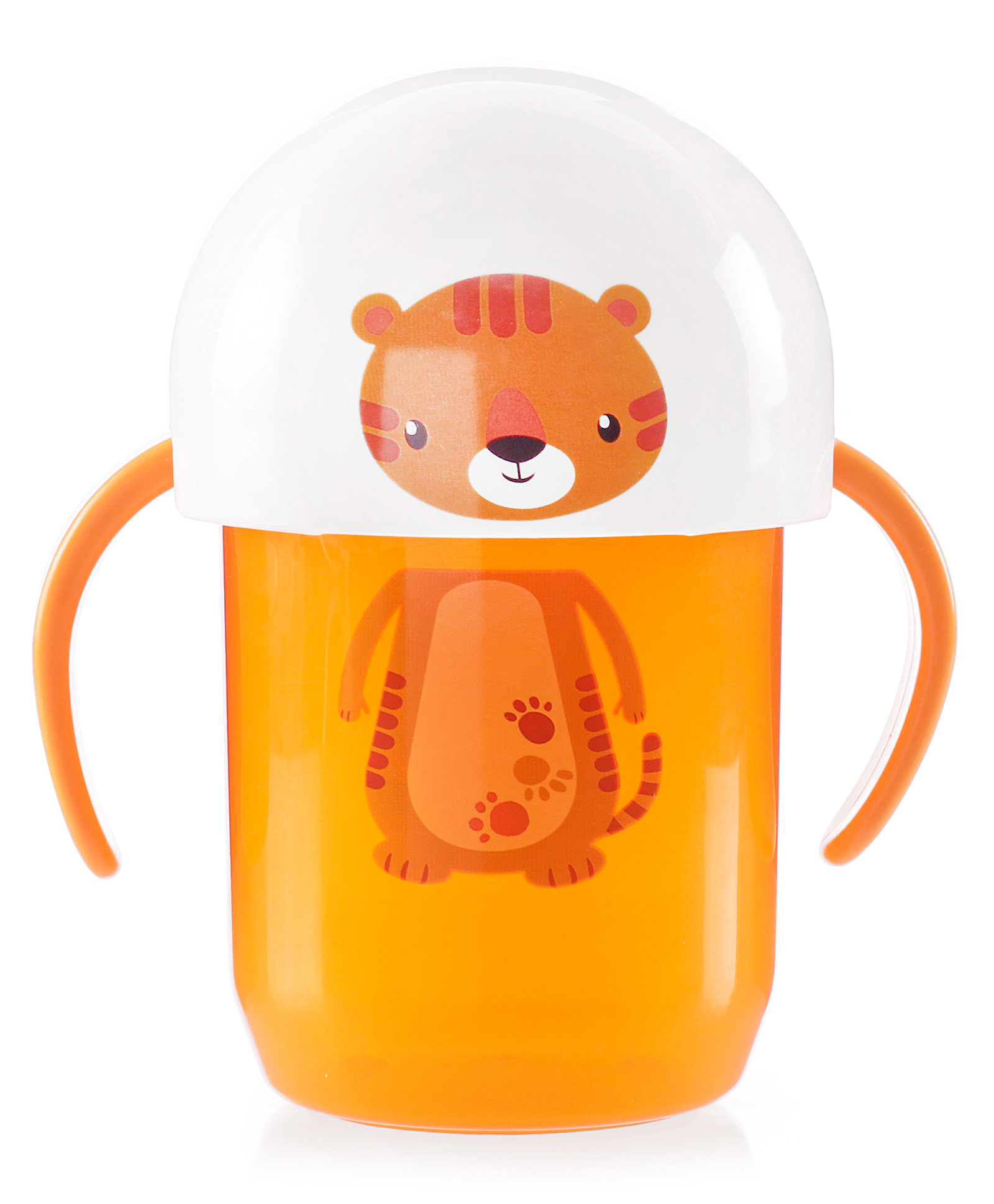 Spill Proof Spout Sipper Cup with Twin Handles Orange - 250 ml-image-40