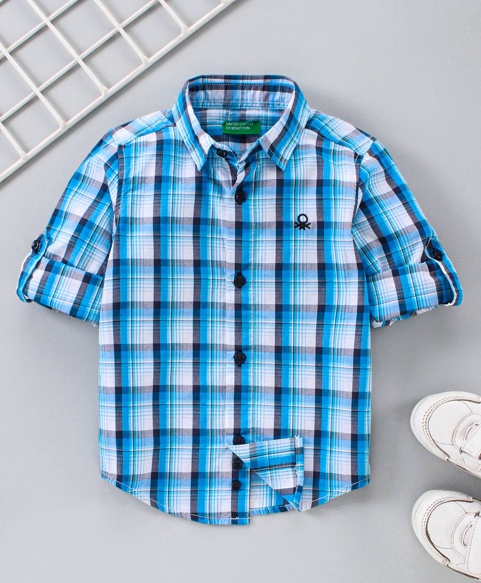 Buy UCB Full Sleeves Checks Shirt 