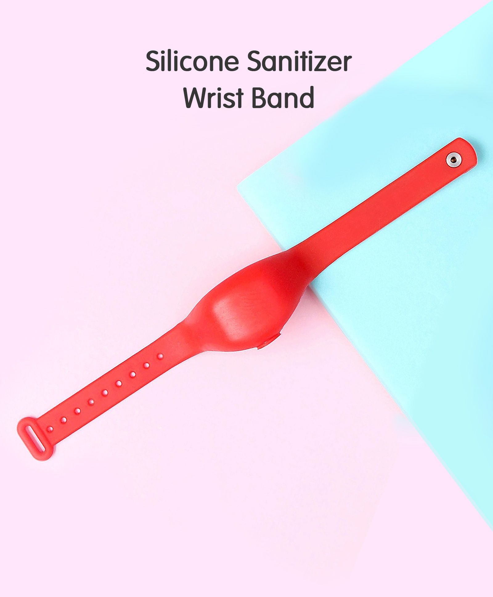 fab n funky Silicone Sanitizer Refillable Wrist Band (Color May Vary)-picture-15