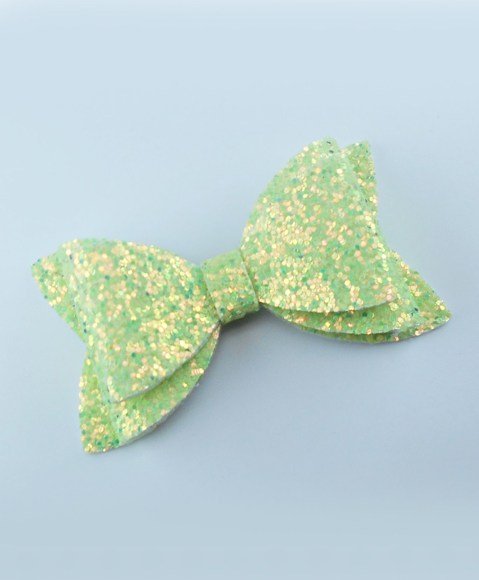 Green Glitter Candy Clip