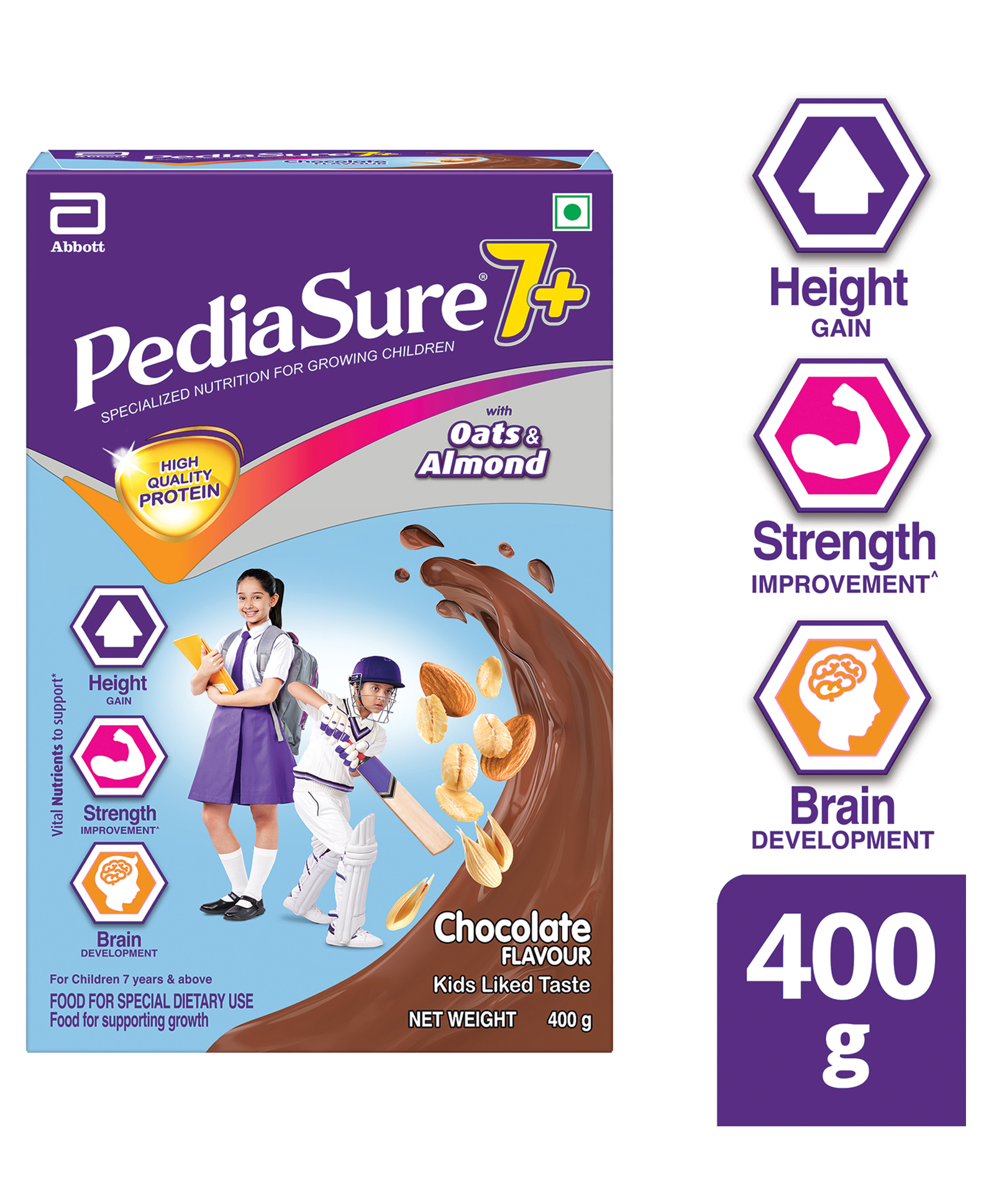 PediaSure Chocolate Health Drink - 400 gm