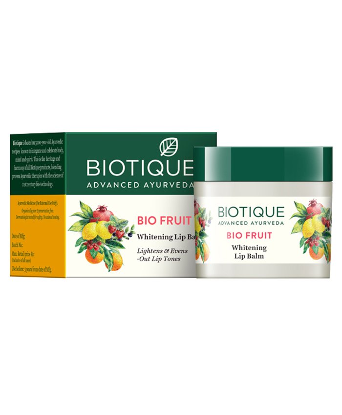 Biotique Bio Fruit Whitening Plumping Lip Balm - 12 gm-image-44