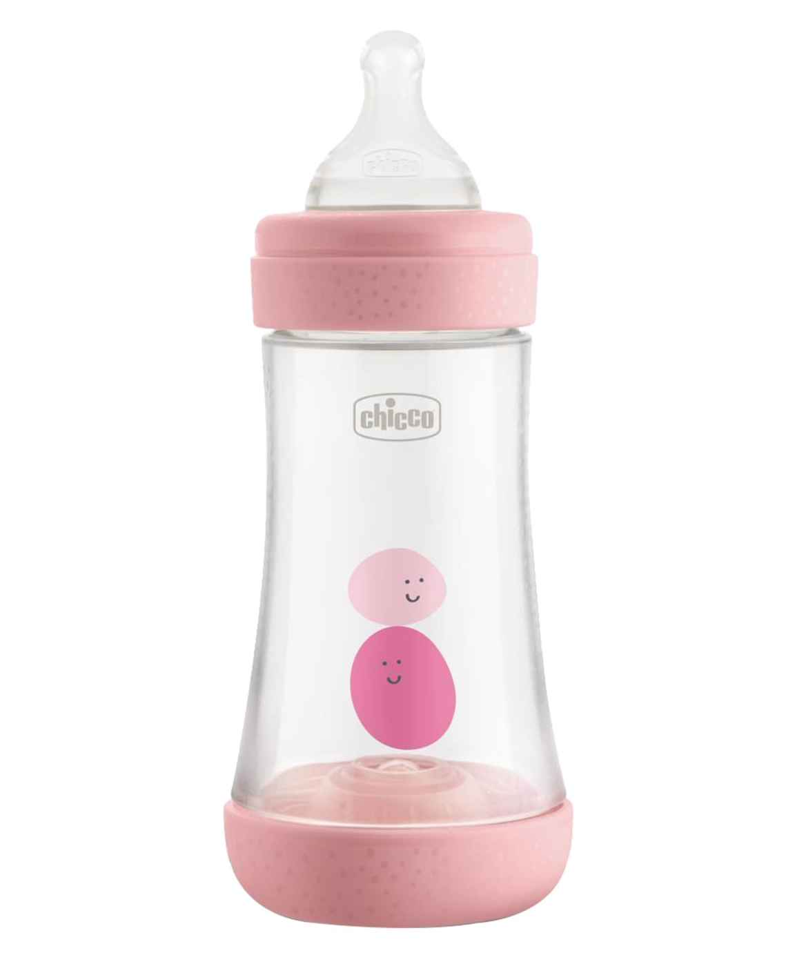 Chicco Chicco 250 ml Feeding Bottle Hygienic Silicone Teat BPA Free Pink pack of 1 