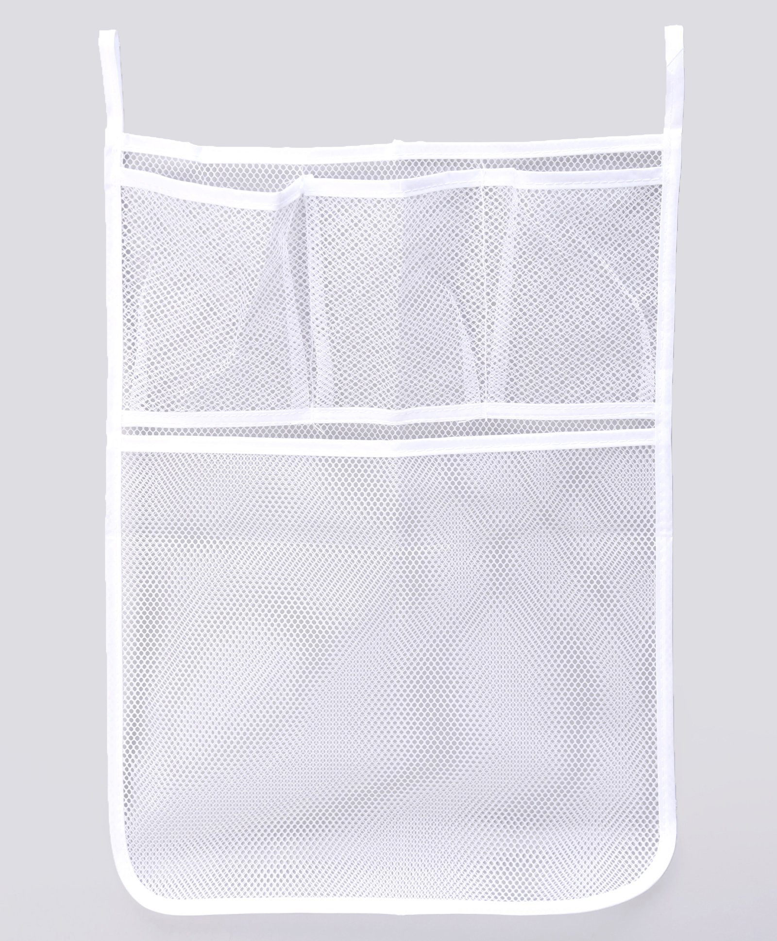 fab n funky Mesh Bath Organizer - White-picture-17