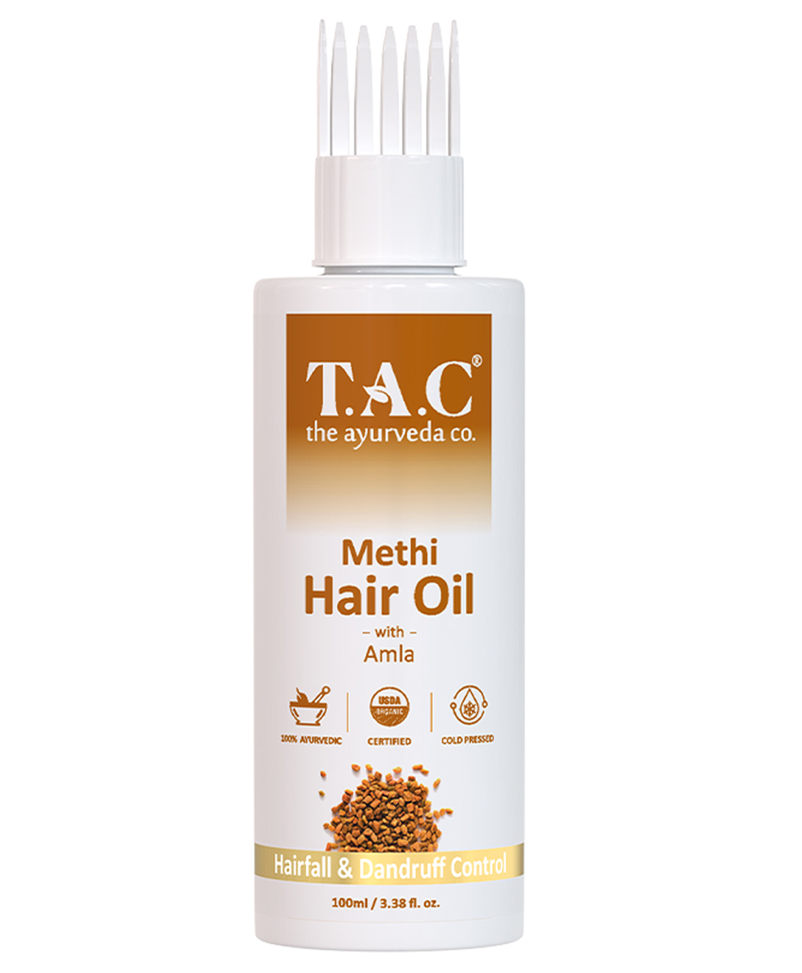 TAC - The Ayurveda Co. Bhringraj Oil For Hair Fall and Regrowth 150ml  Online in India, Buy at Best Price from  - 8934130