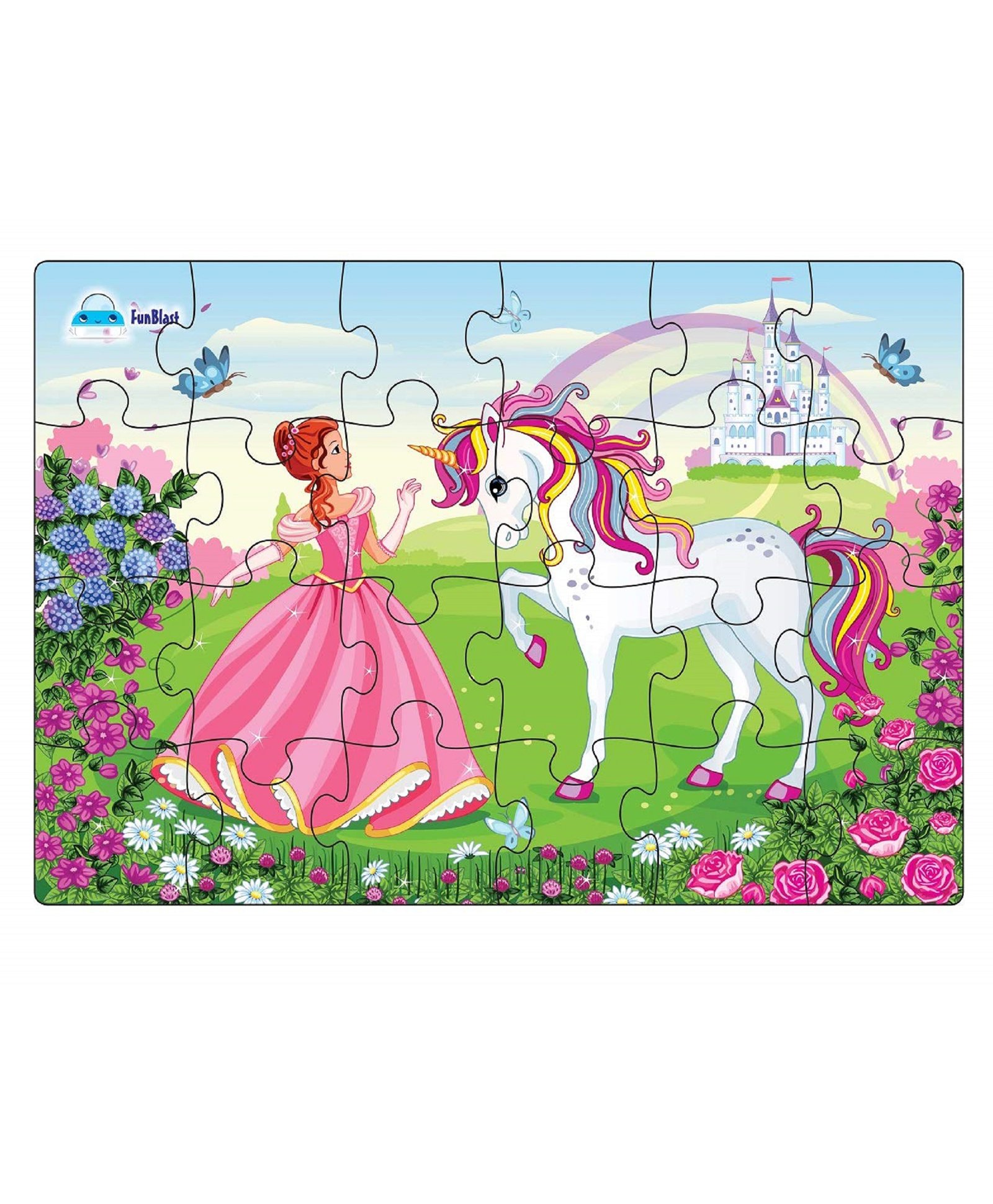 FunBlast Unicorn Jigsaw Puzzle Multicolor - 24 Pieces-image-37