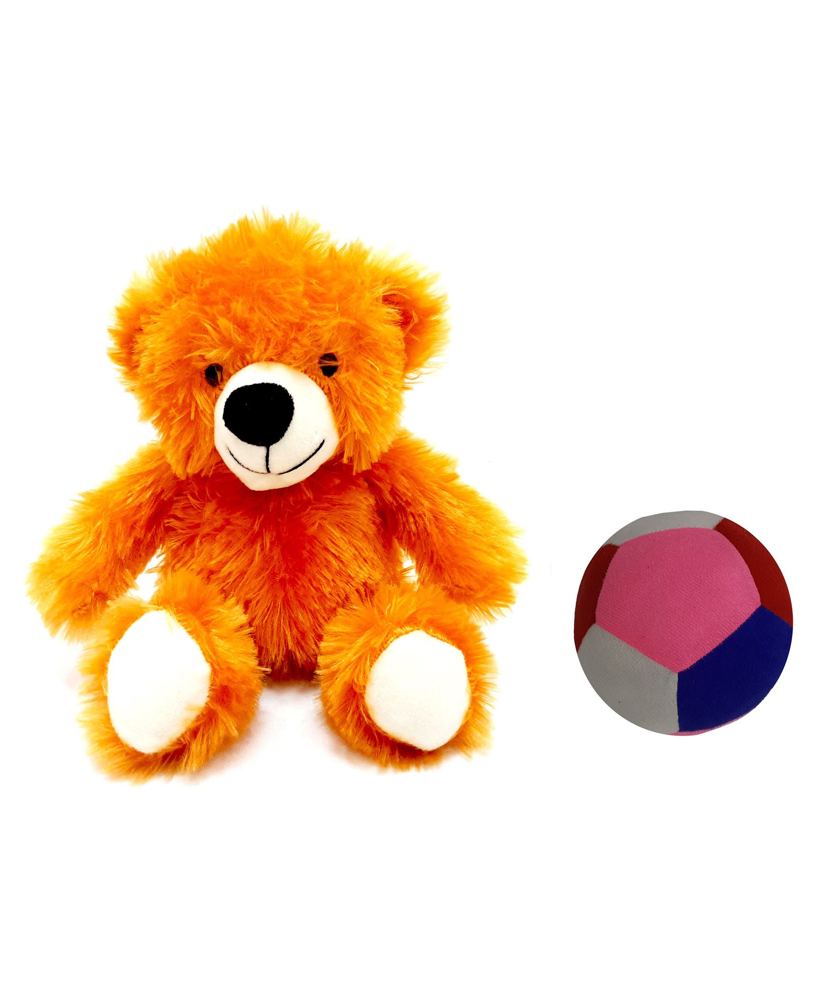 multicolor teddy bear
