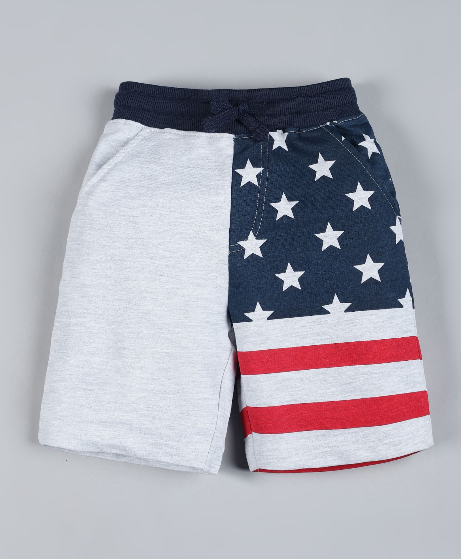 Plum Tree USA Print Shorts - Grey-picture-19