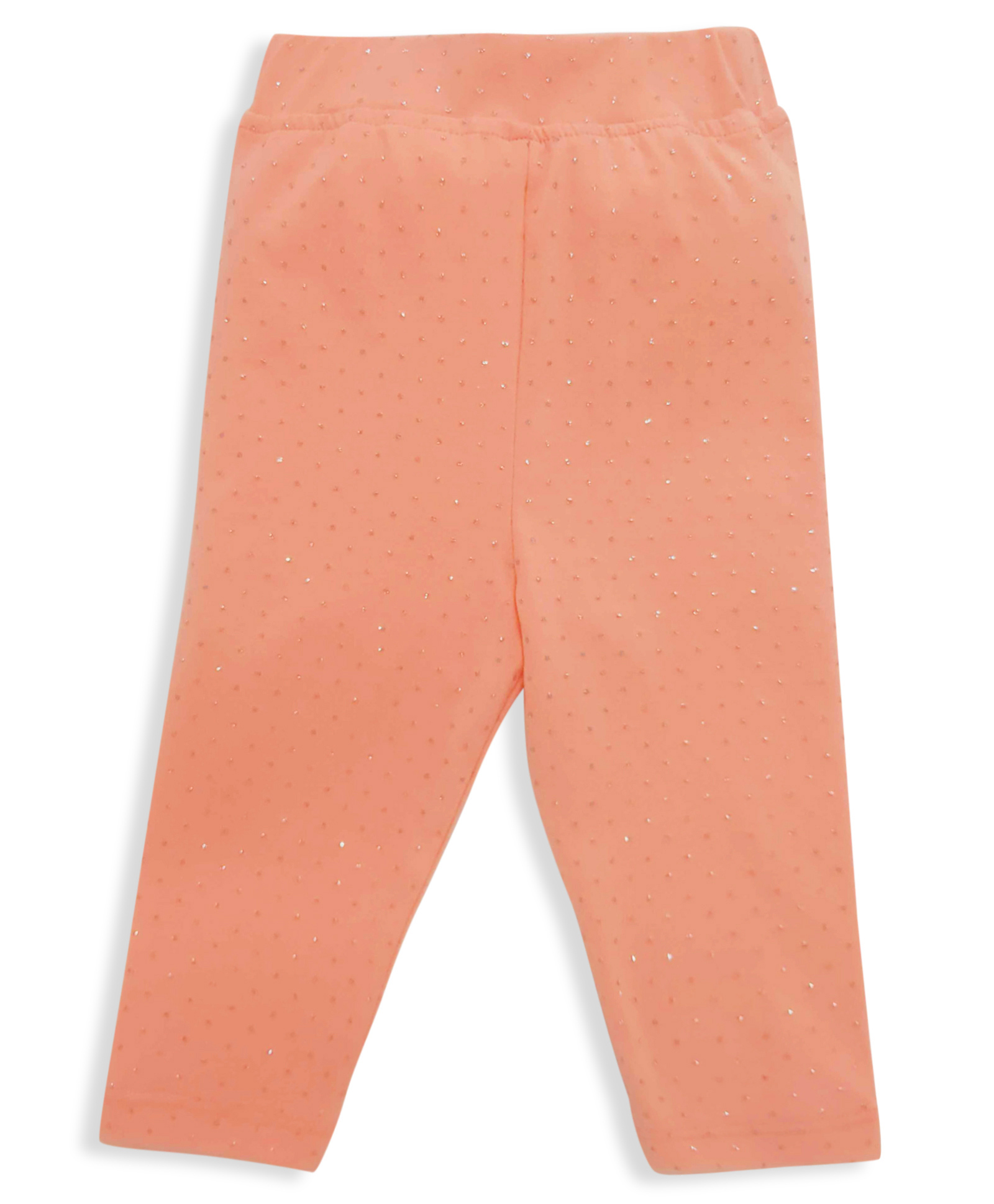 Little Kangaroos Full Length Leggings Glitter Print - Orange-picture-31
