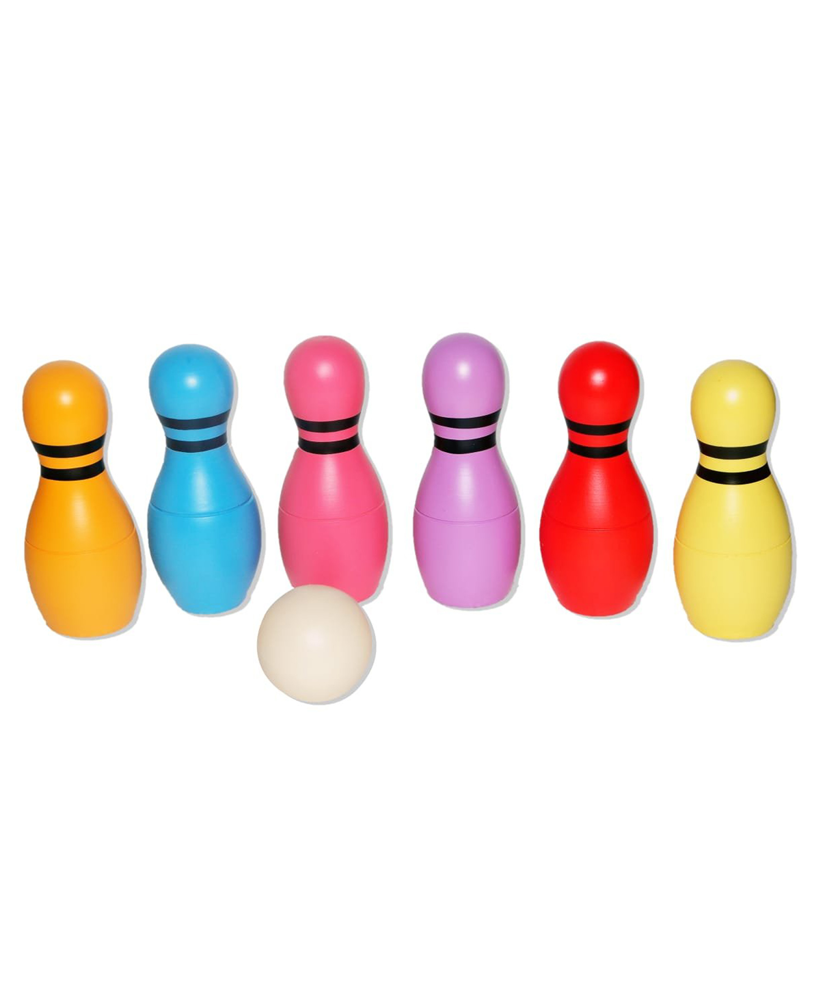 VParents Wooden Mini Bowling Set - Multicolor-picture-13